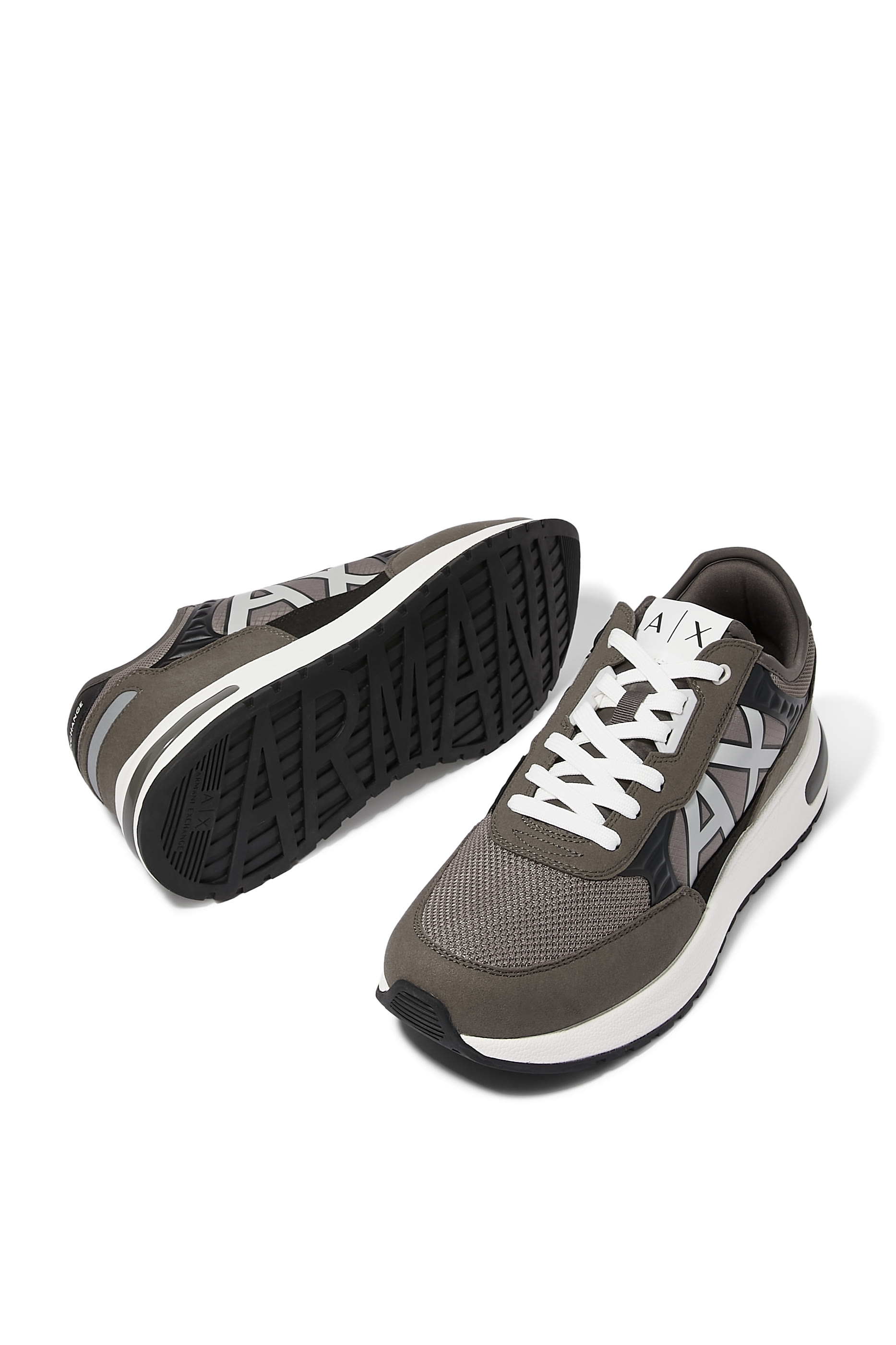 Lace Up 3D AX Logo Sneakers