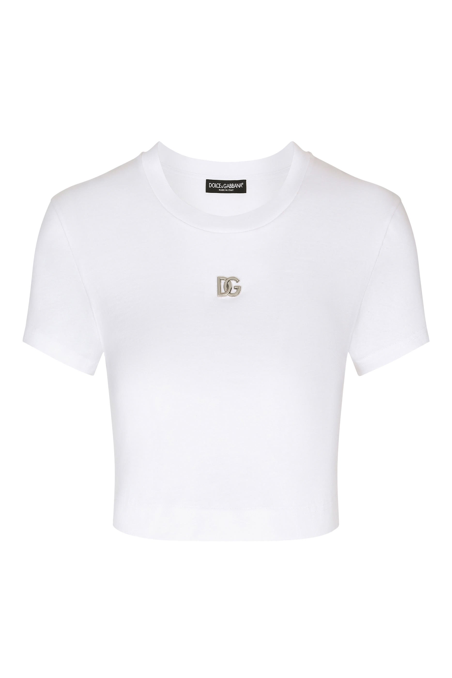 DG Logo Cropped Jersey T-Shirt