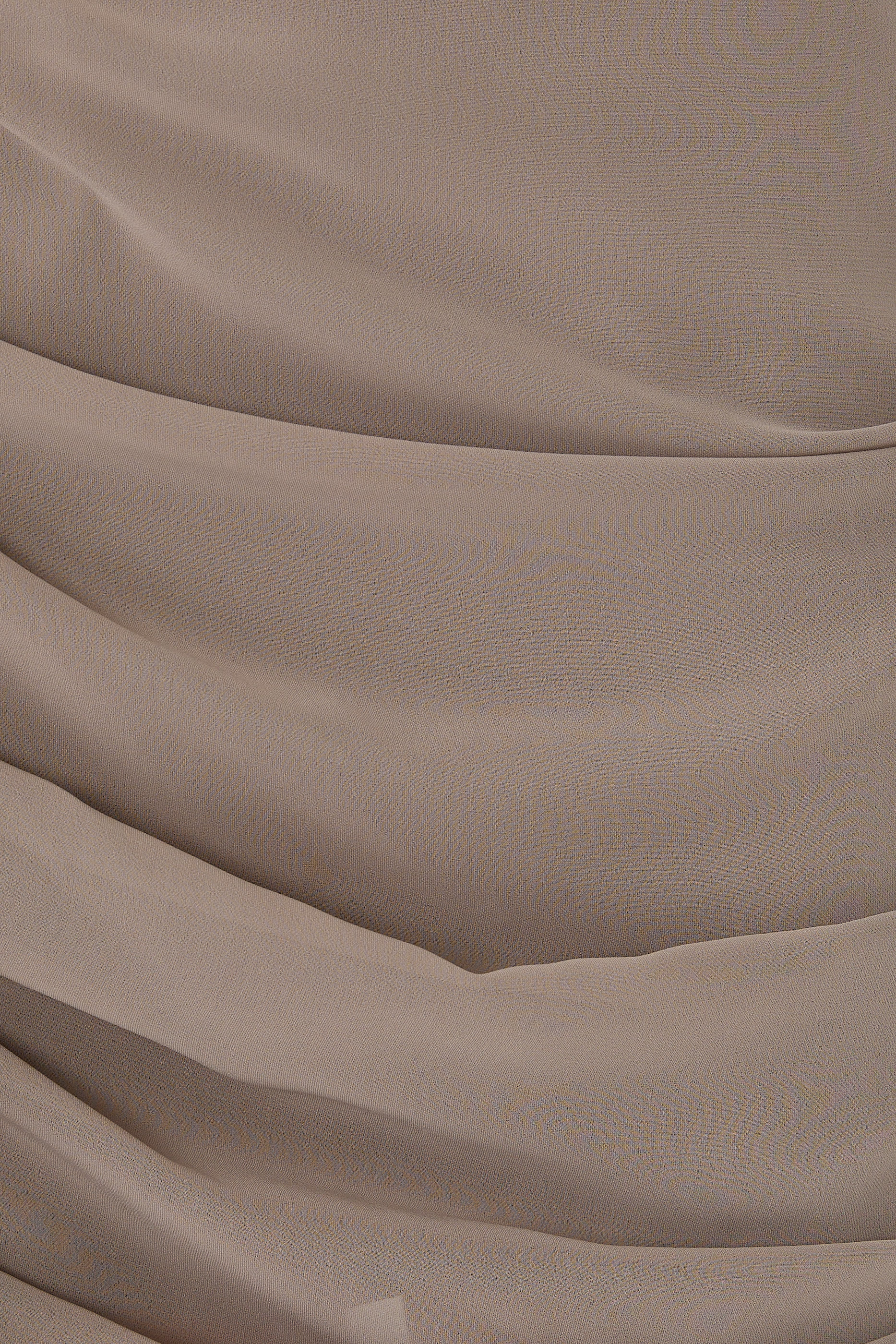 Chiffon Draped Mini Skirt