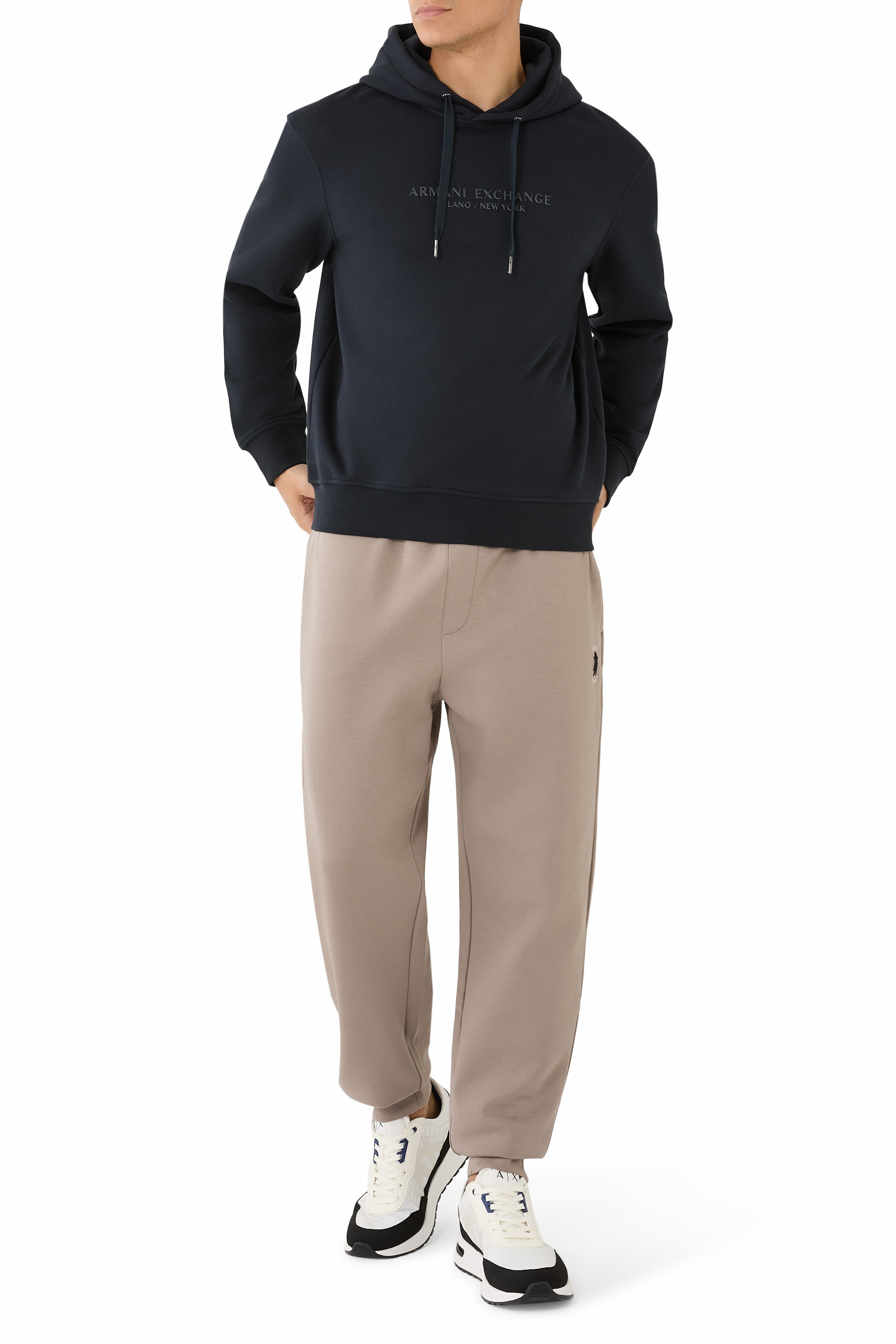 AX Logo Hoodie Sweatshirt