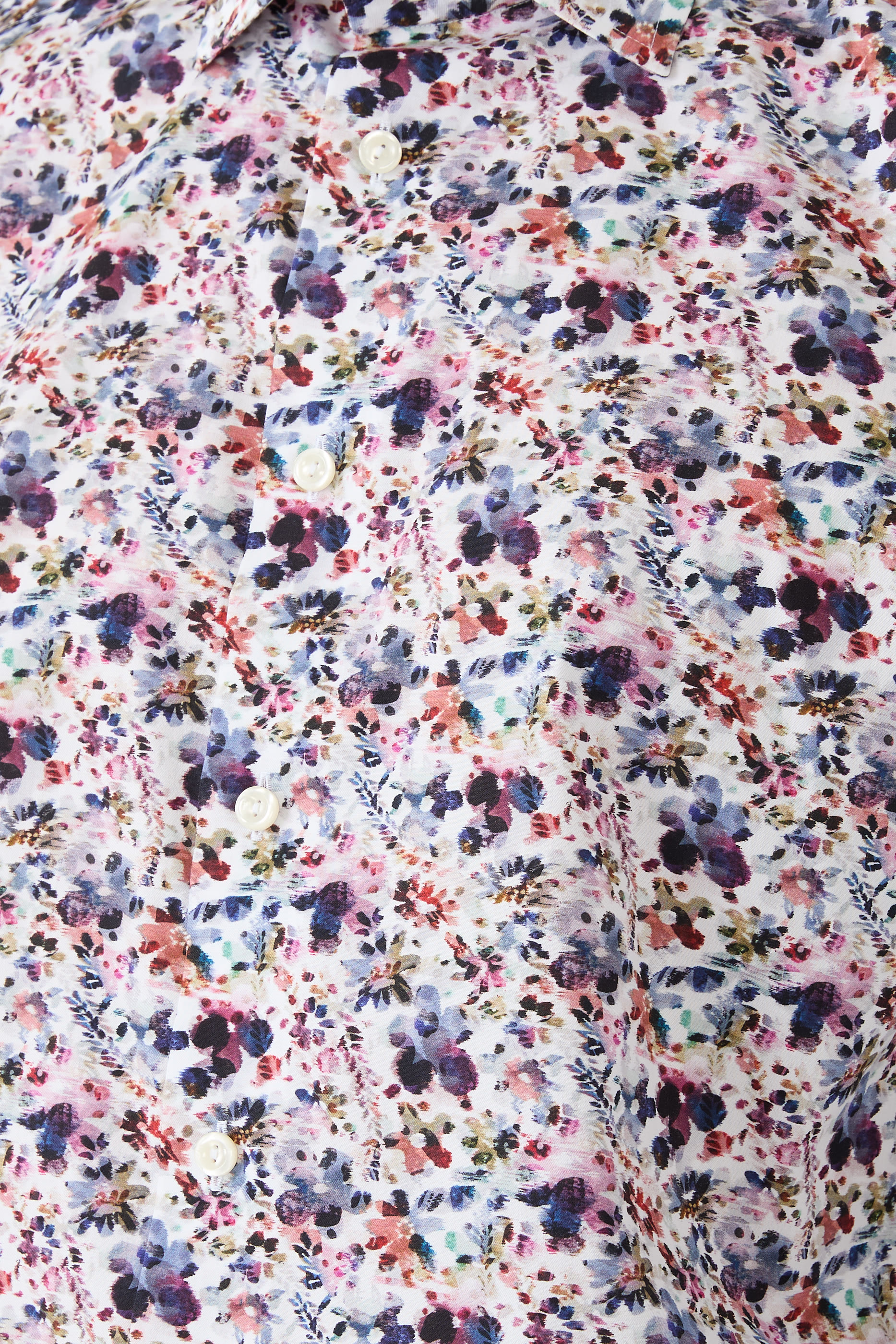 Floral Print Signature Twill Shirt