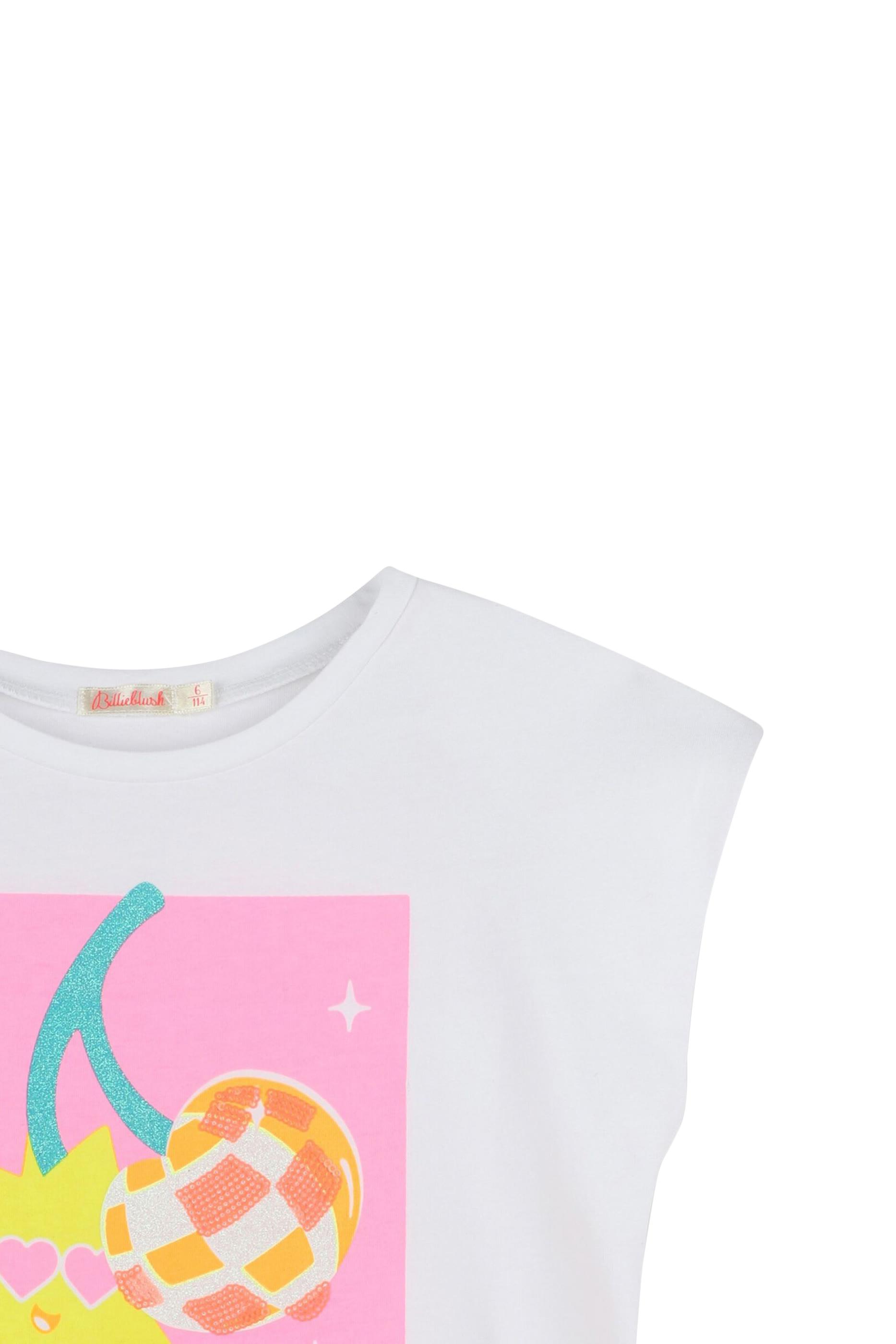 Kids Sequin Graphic Cotton T-Shirt