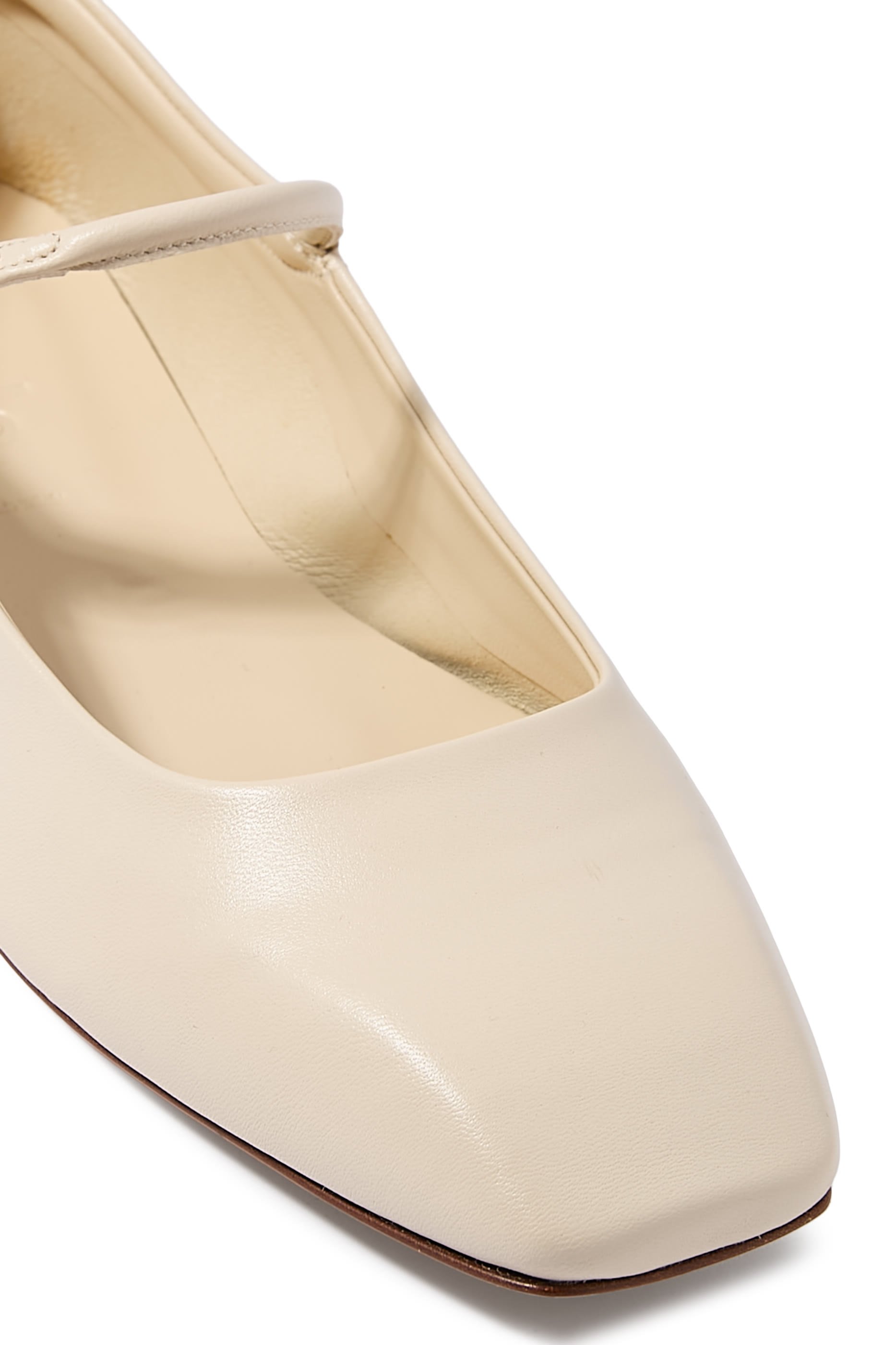 Uma Leather Ballerinas