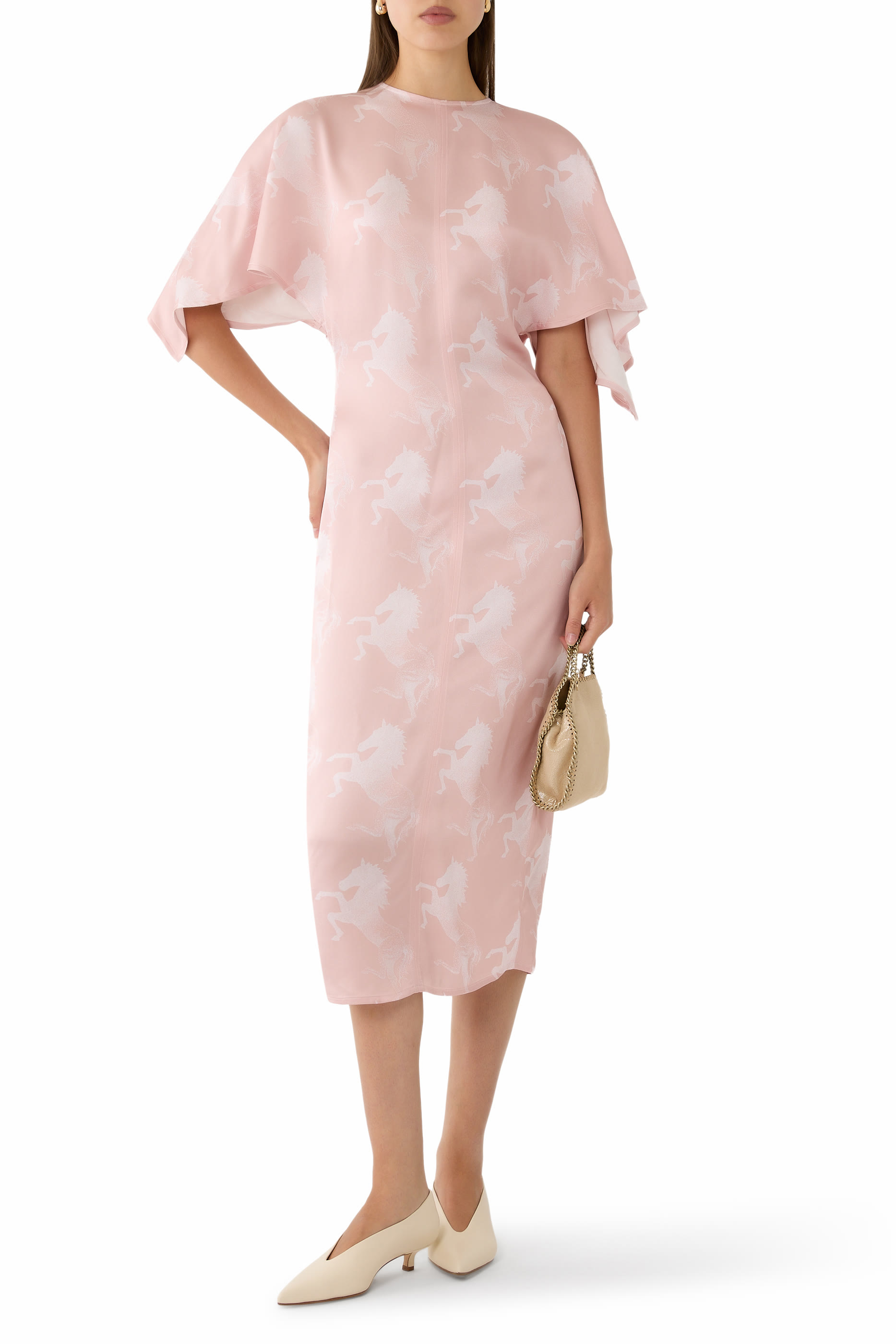 Horse Print Midi Dress