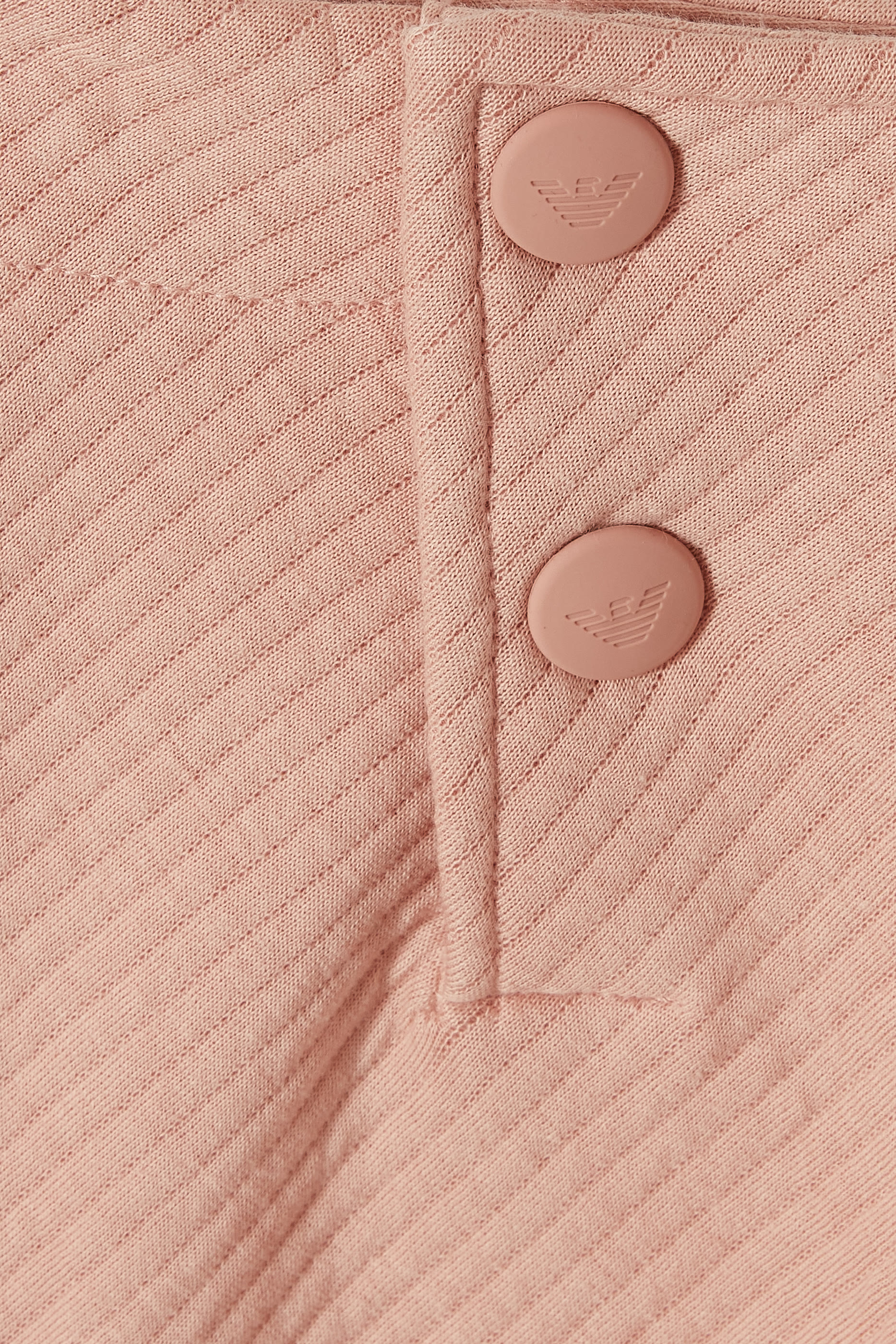 Kids Quilted Jersey High-Waisted Trousers 