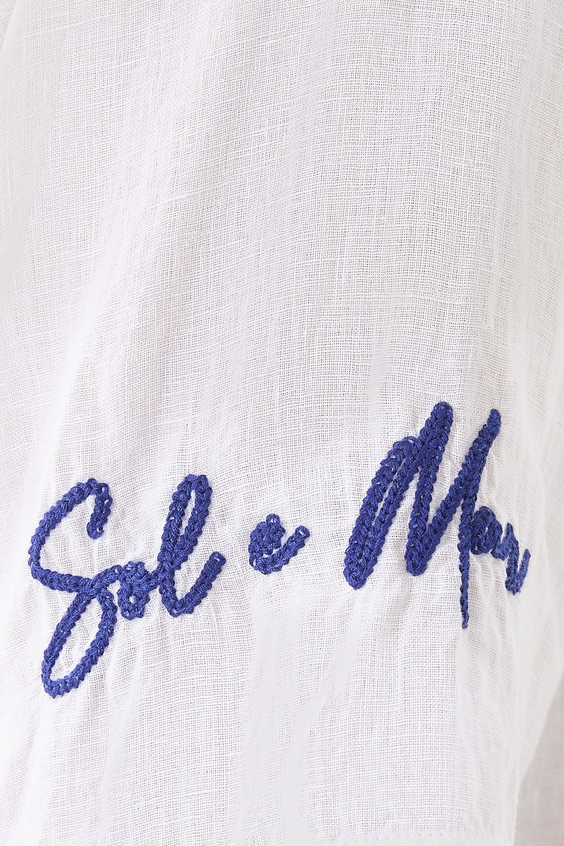 Alves Embroidered Linen Shirt