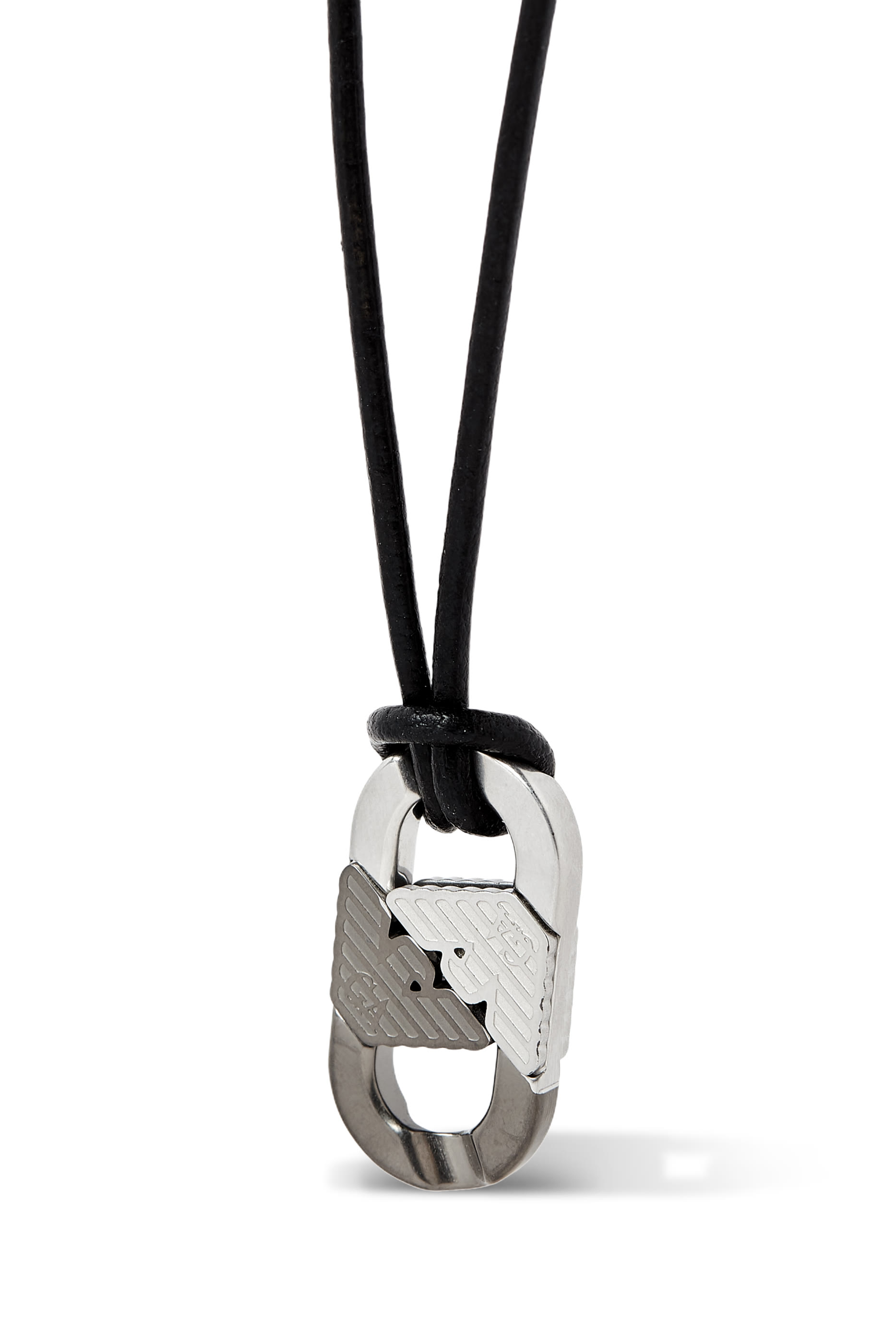 Eagle Logo Necklace, Leather