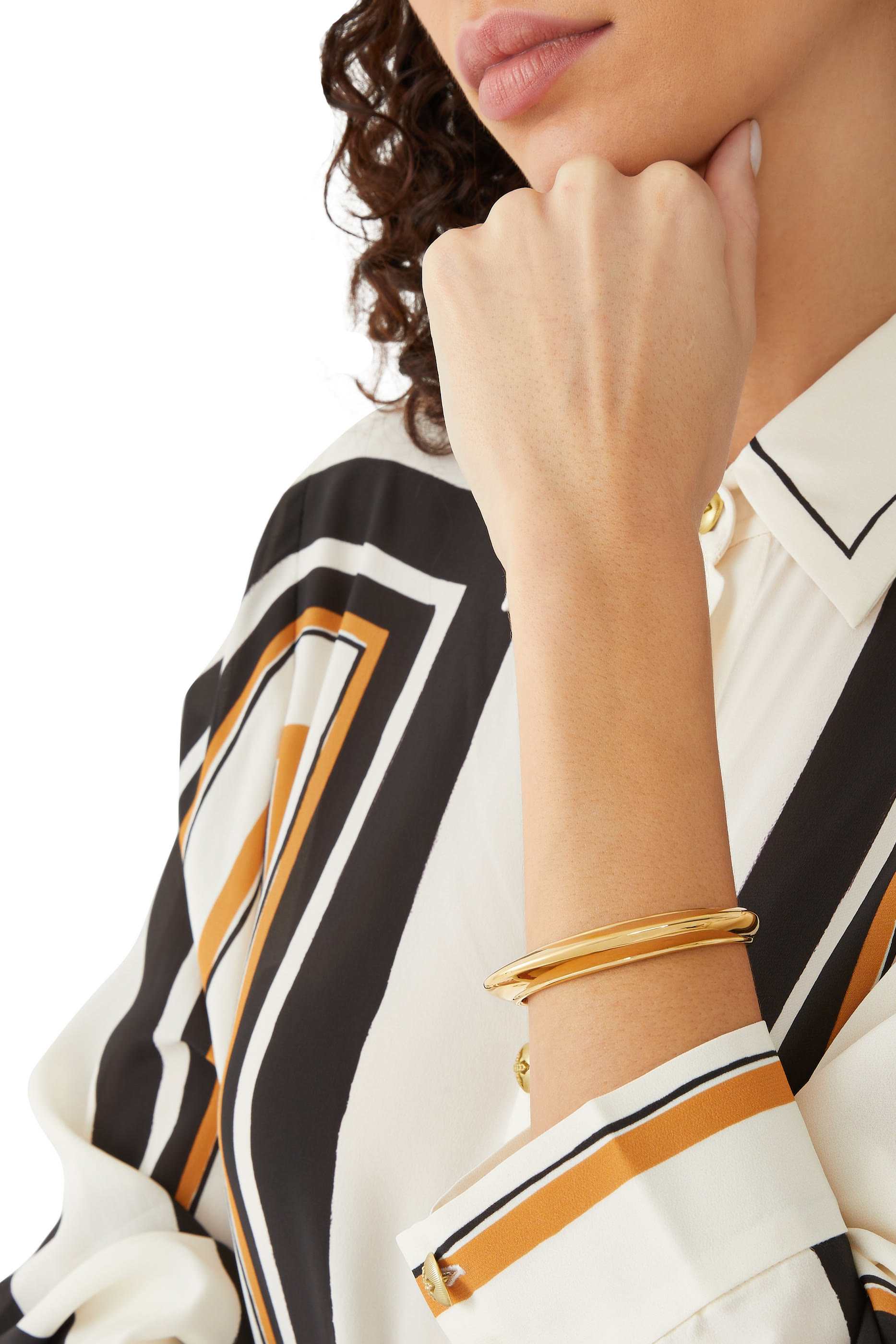 Hera Dome Statement Cuff Bracelet