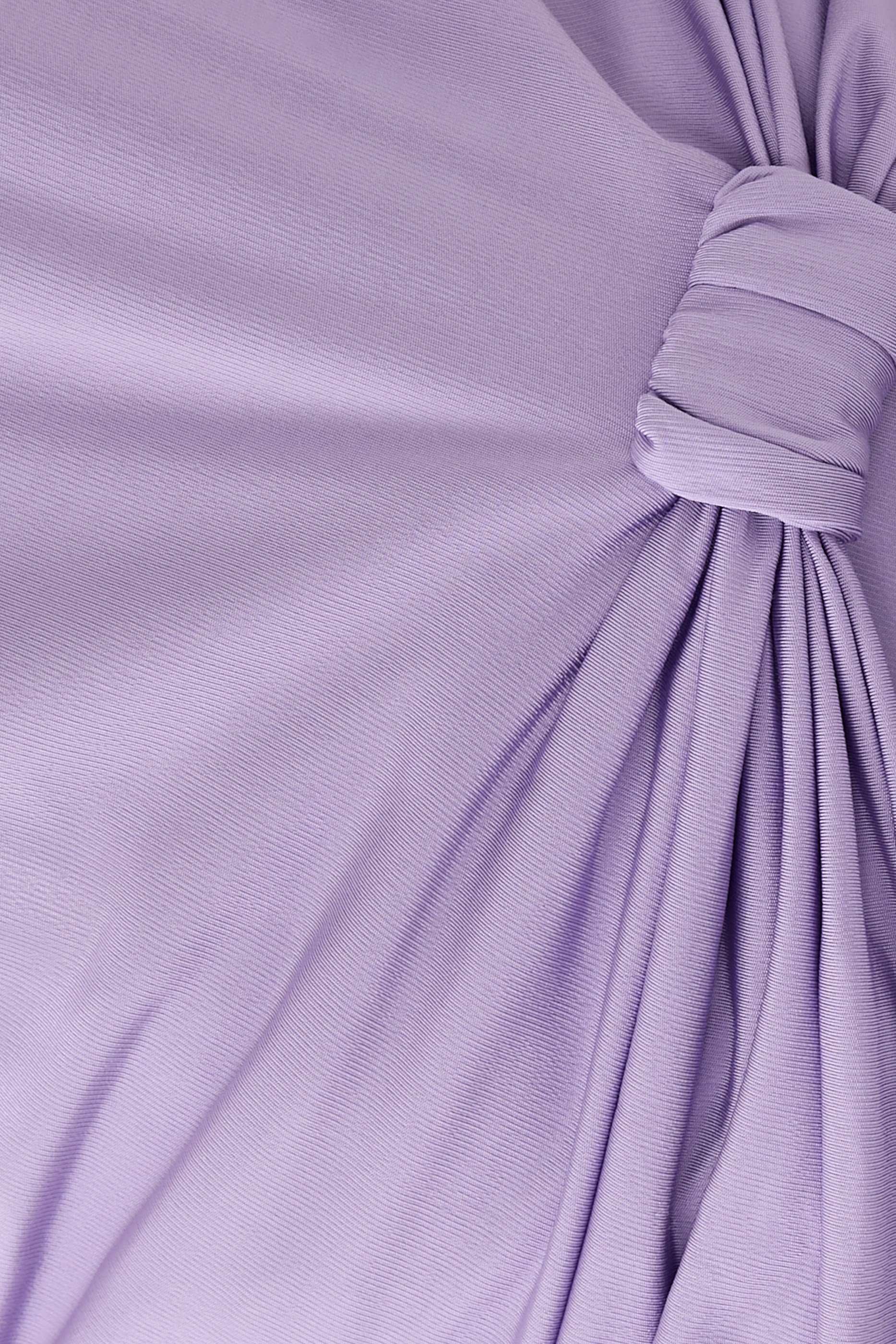 Bow-hem Cotton T-Shirt