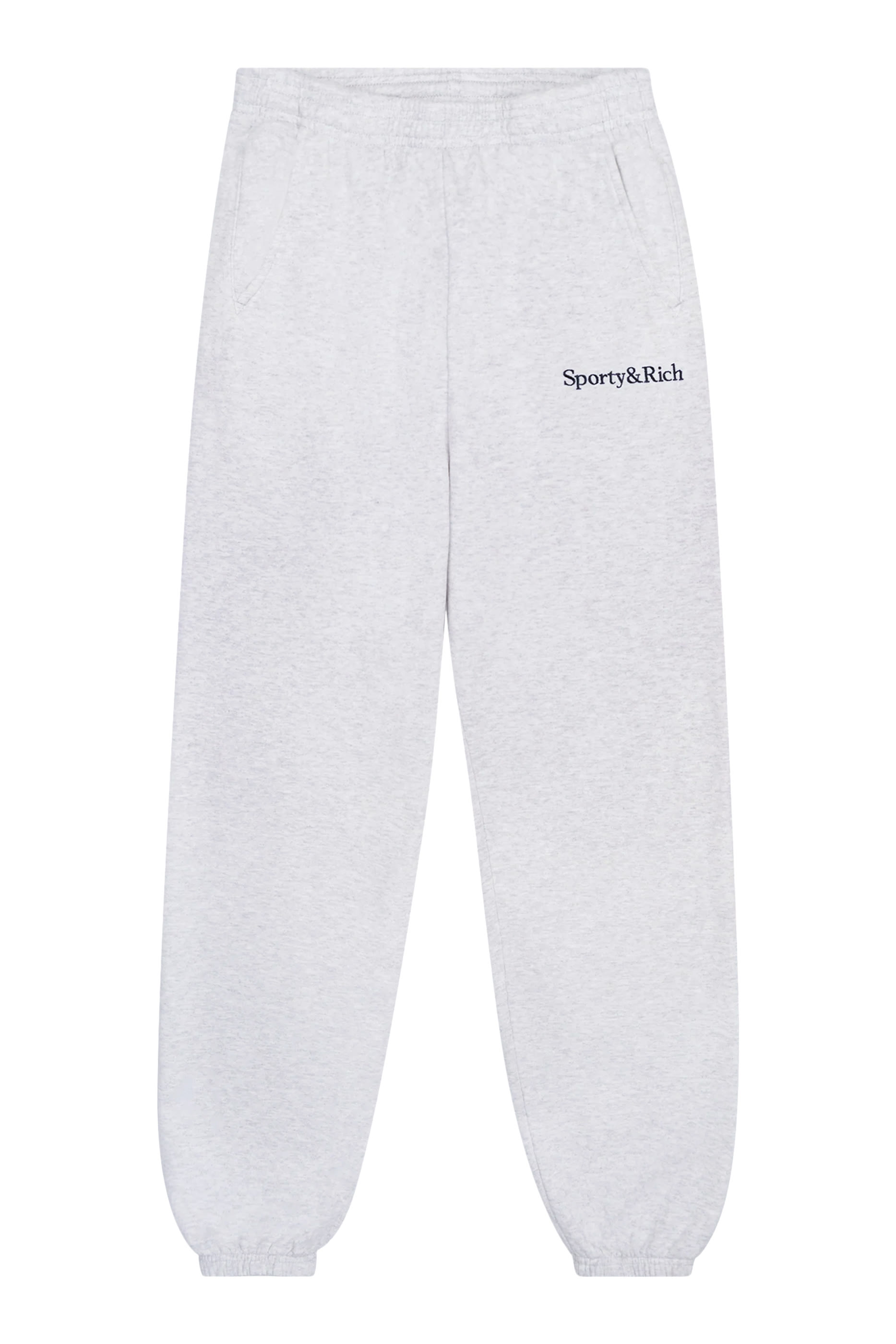 Serif Logo Embroidered Sweatpants 