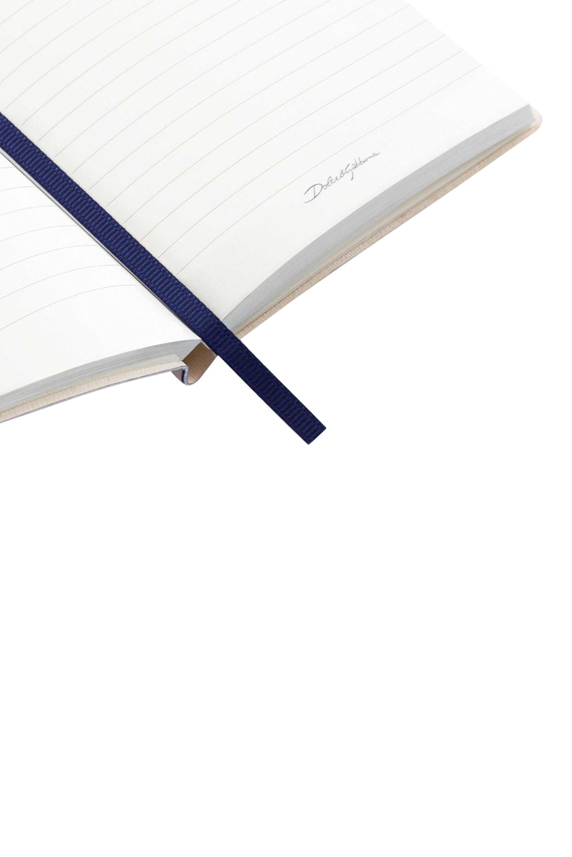 Blu Mediterraneo Medium Ruled Notebook with Textile Cover