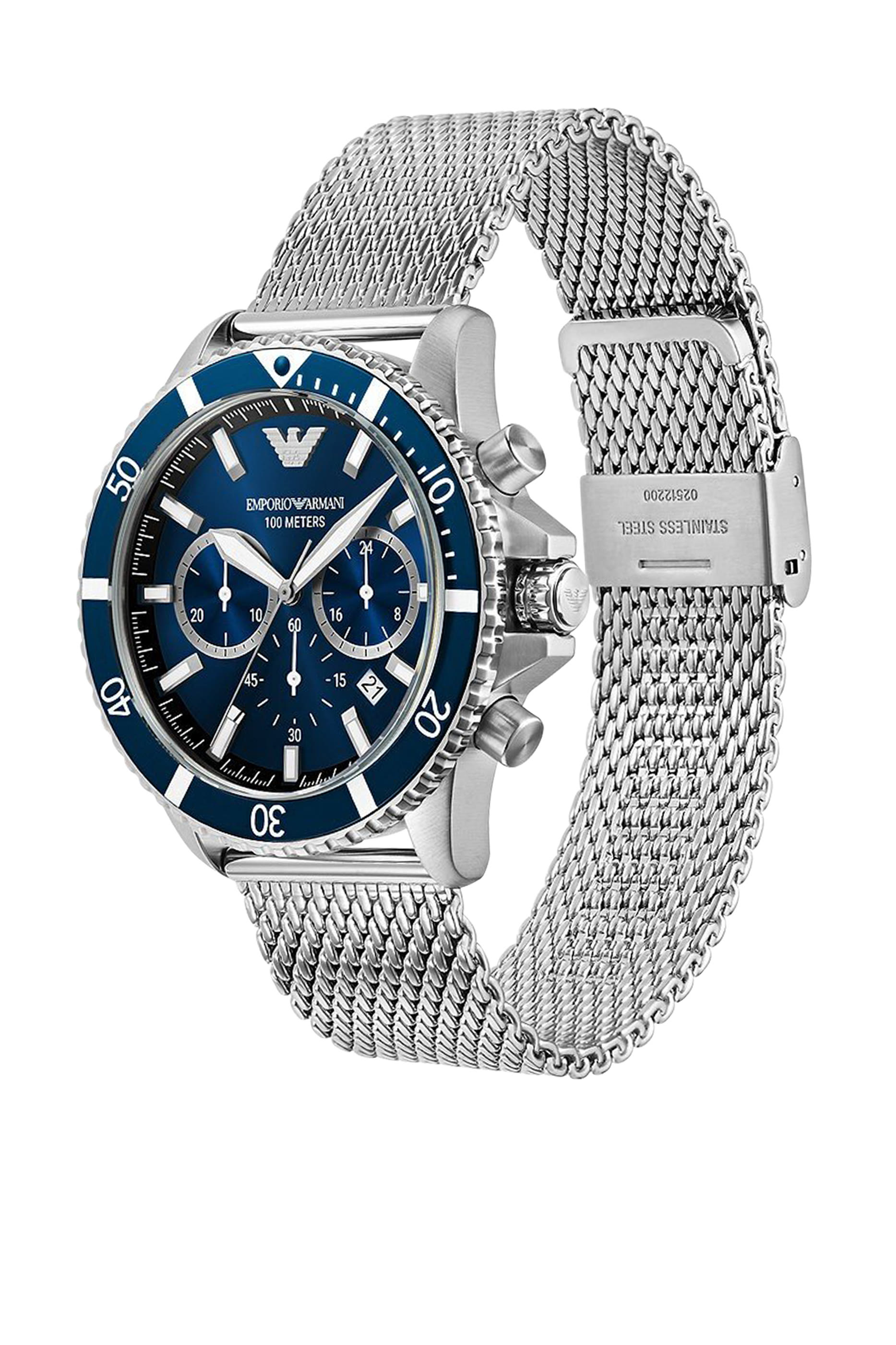 Chronograph 43mm Stainless Steel Watch