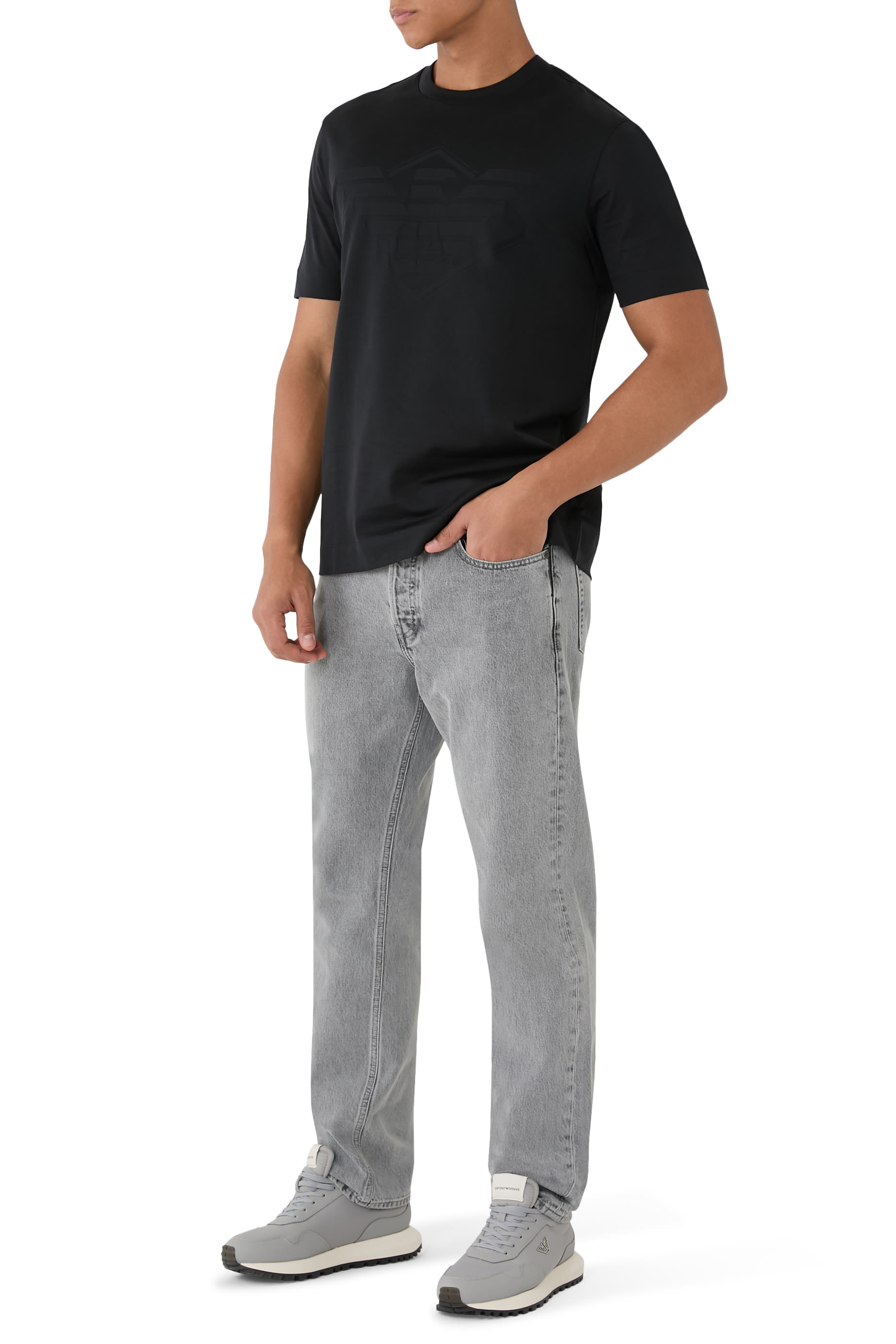 Micro Metal Logo Sneakers