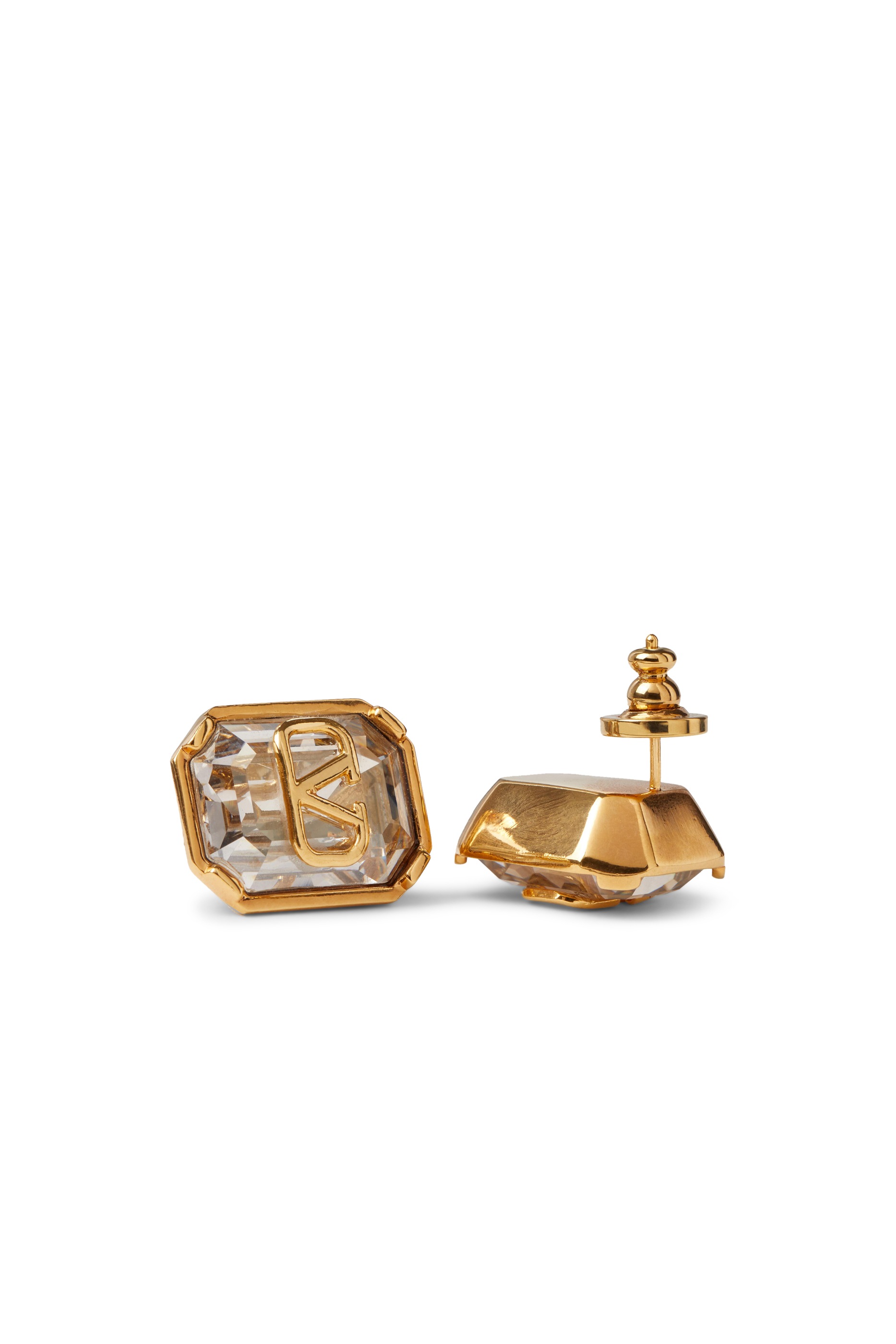 Valentino Garavani VLogo Signature Crystal Stud Earrings