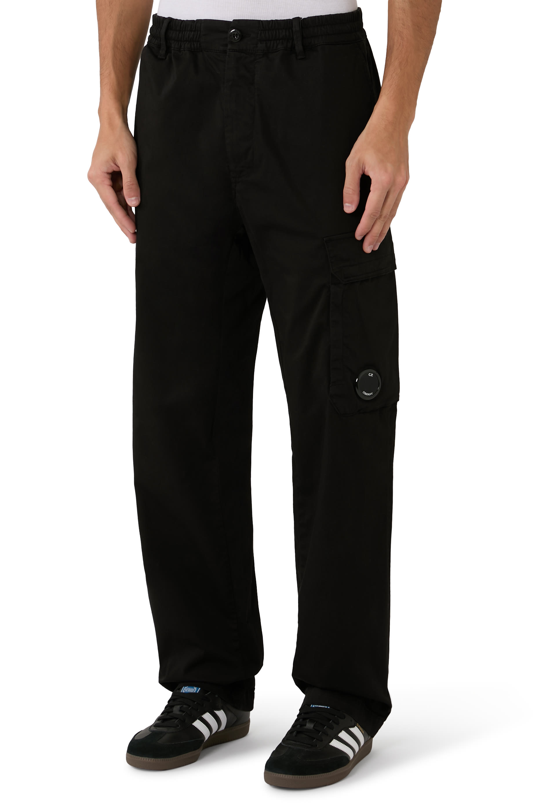 Stretch Sateen Regular Cargo Pants