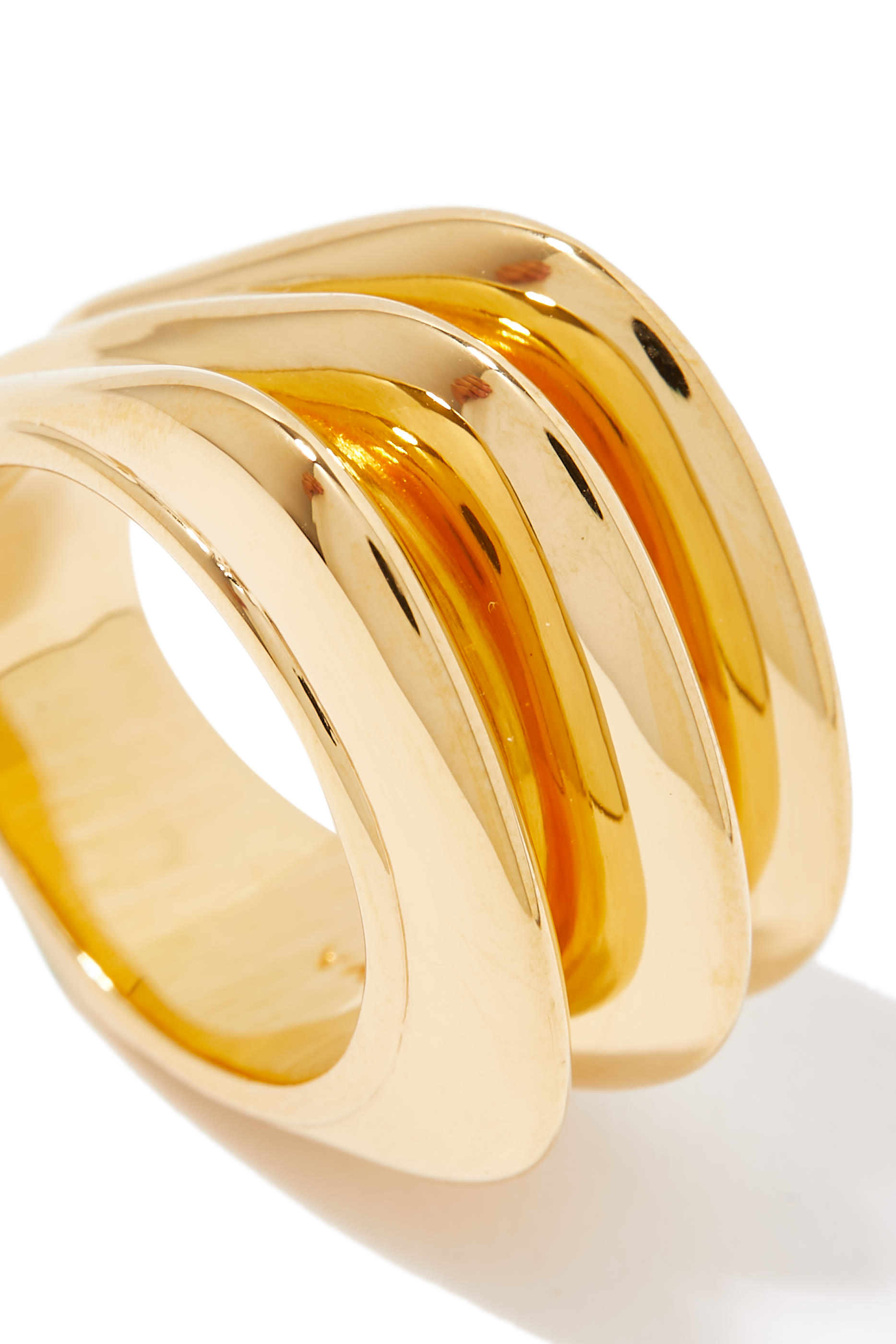 Hera Dome Triple Ridge Ring