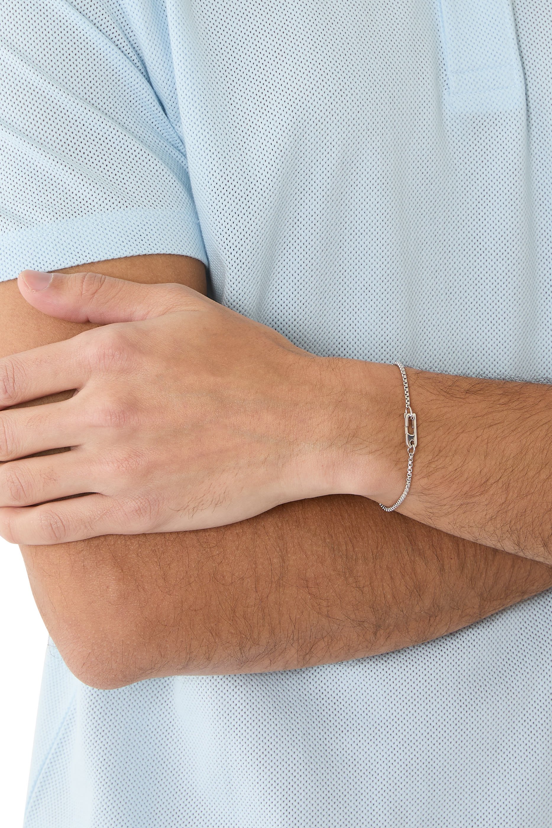  Annex Venetian Chain Bracelet, Sterling Silver