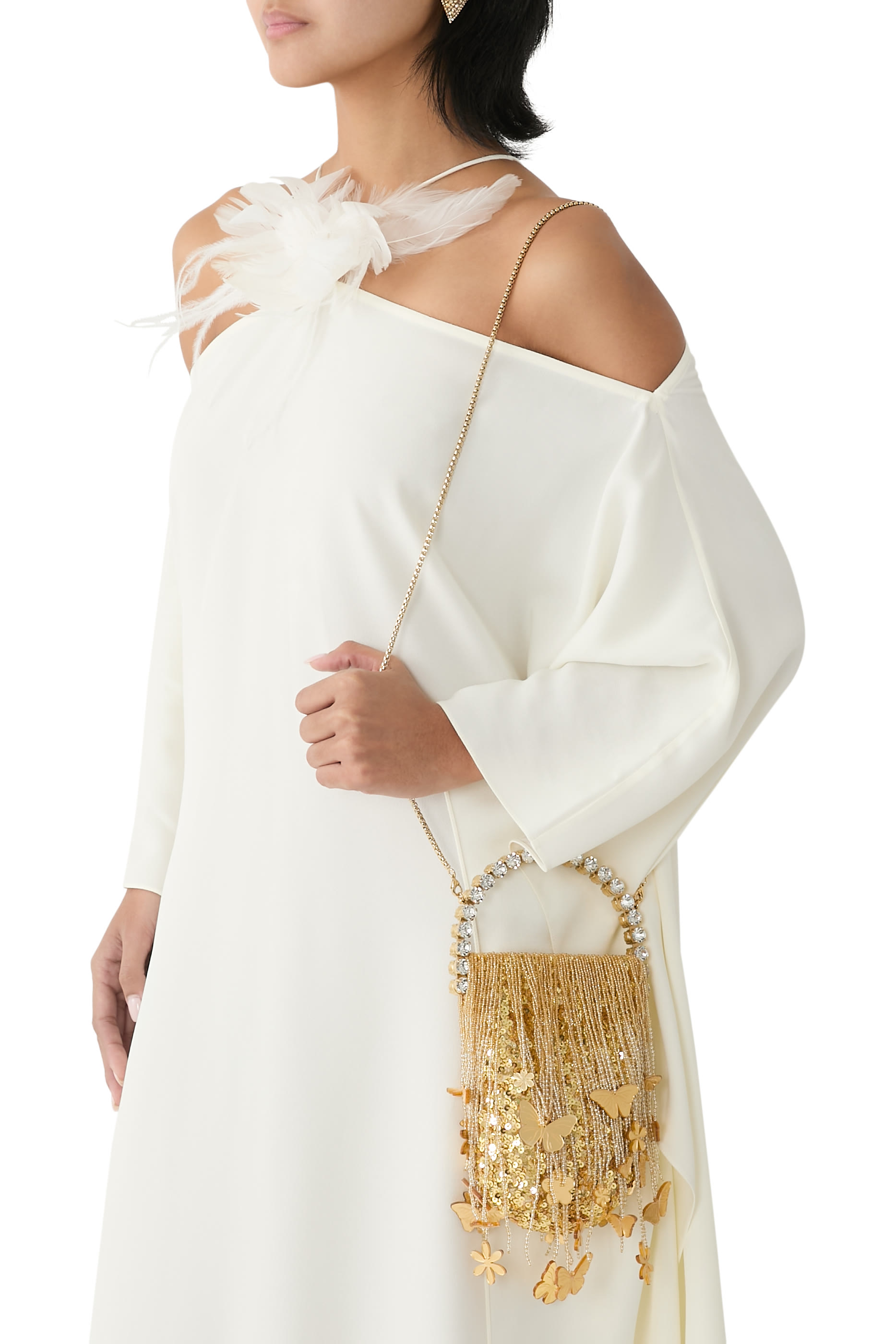 Butterflies Micro Fringe Eternity Pouch