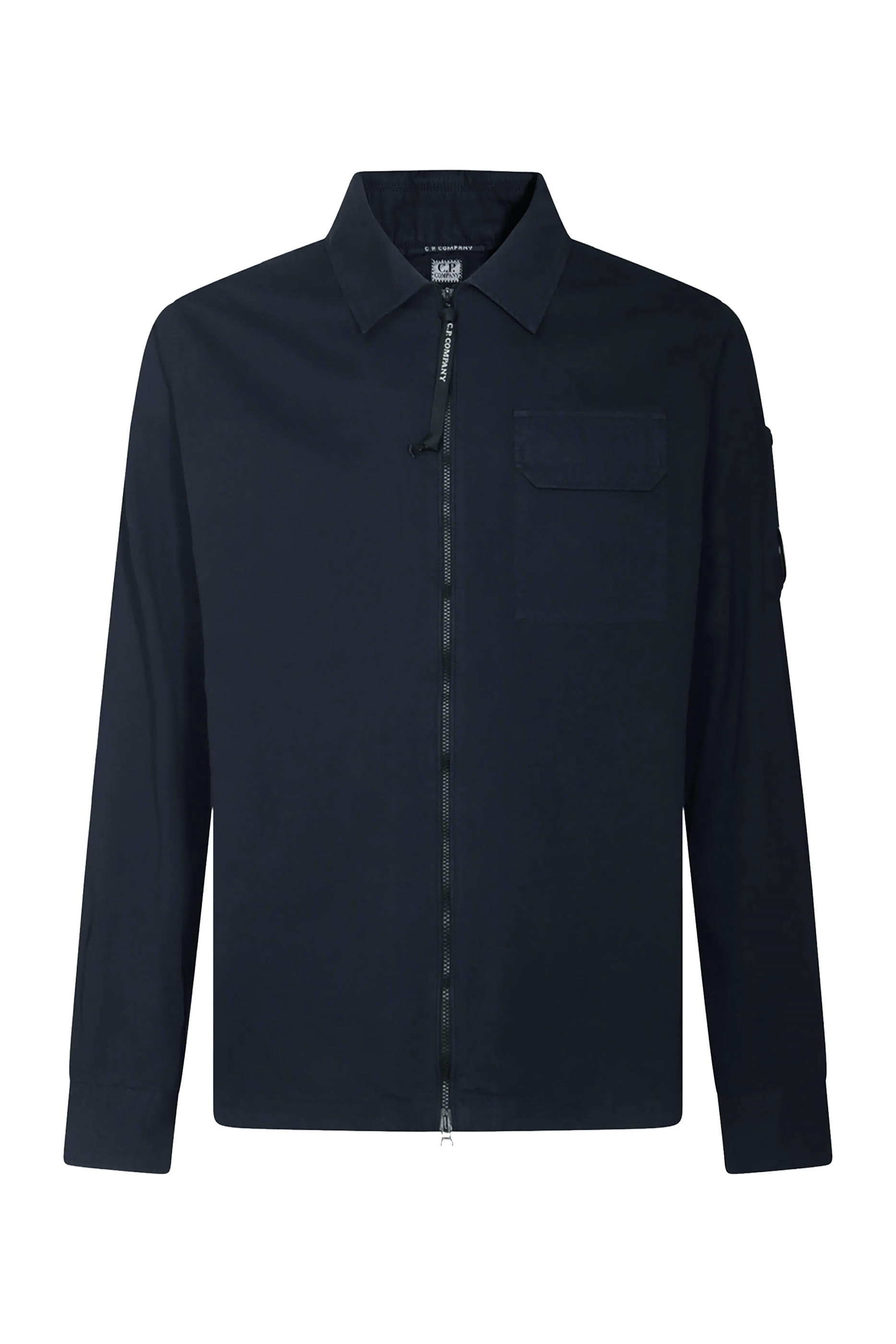 Organic Gabardine Full Zip Overshirt