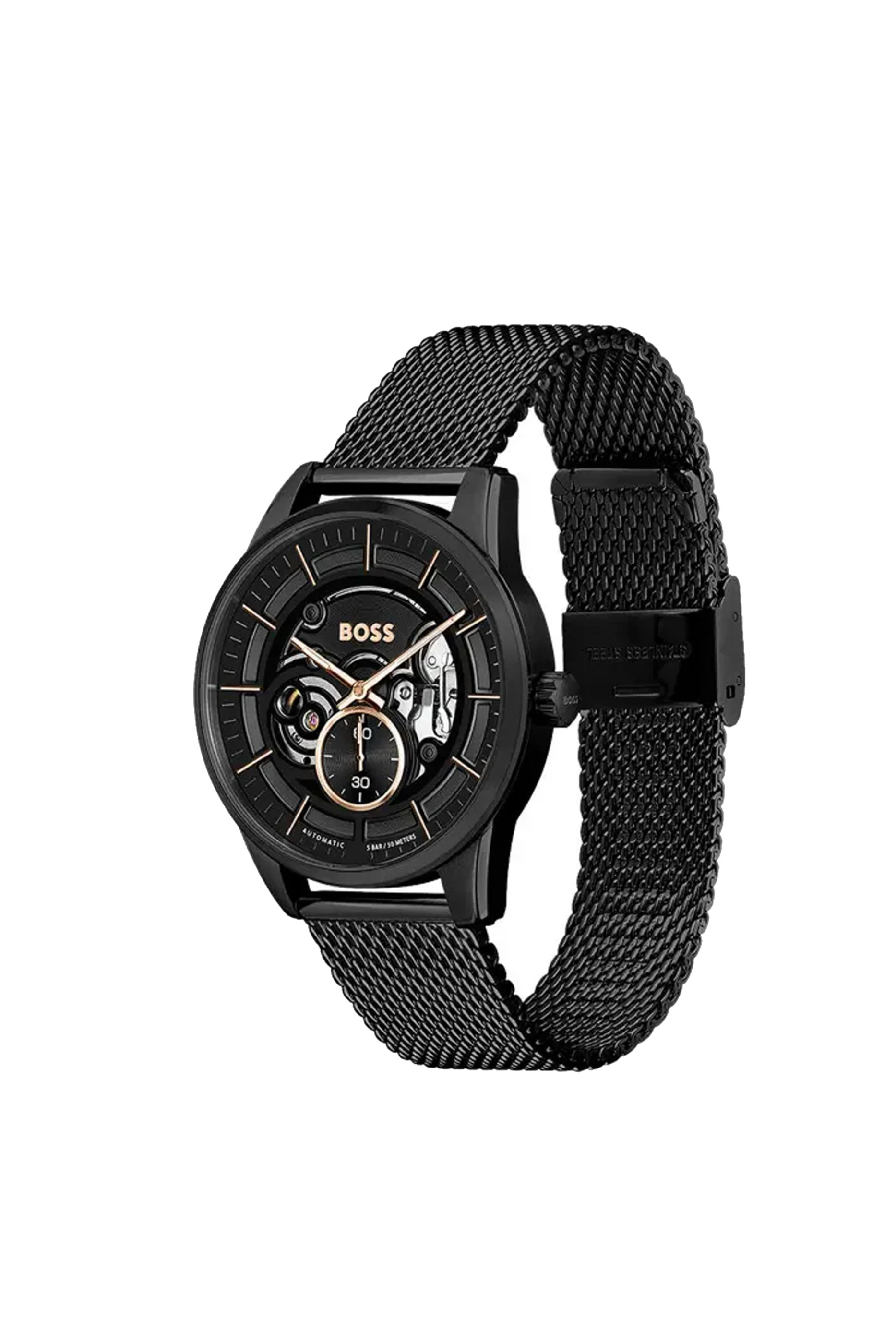 Sophio Automatic Mesh-Bracelet Chronograph Watch