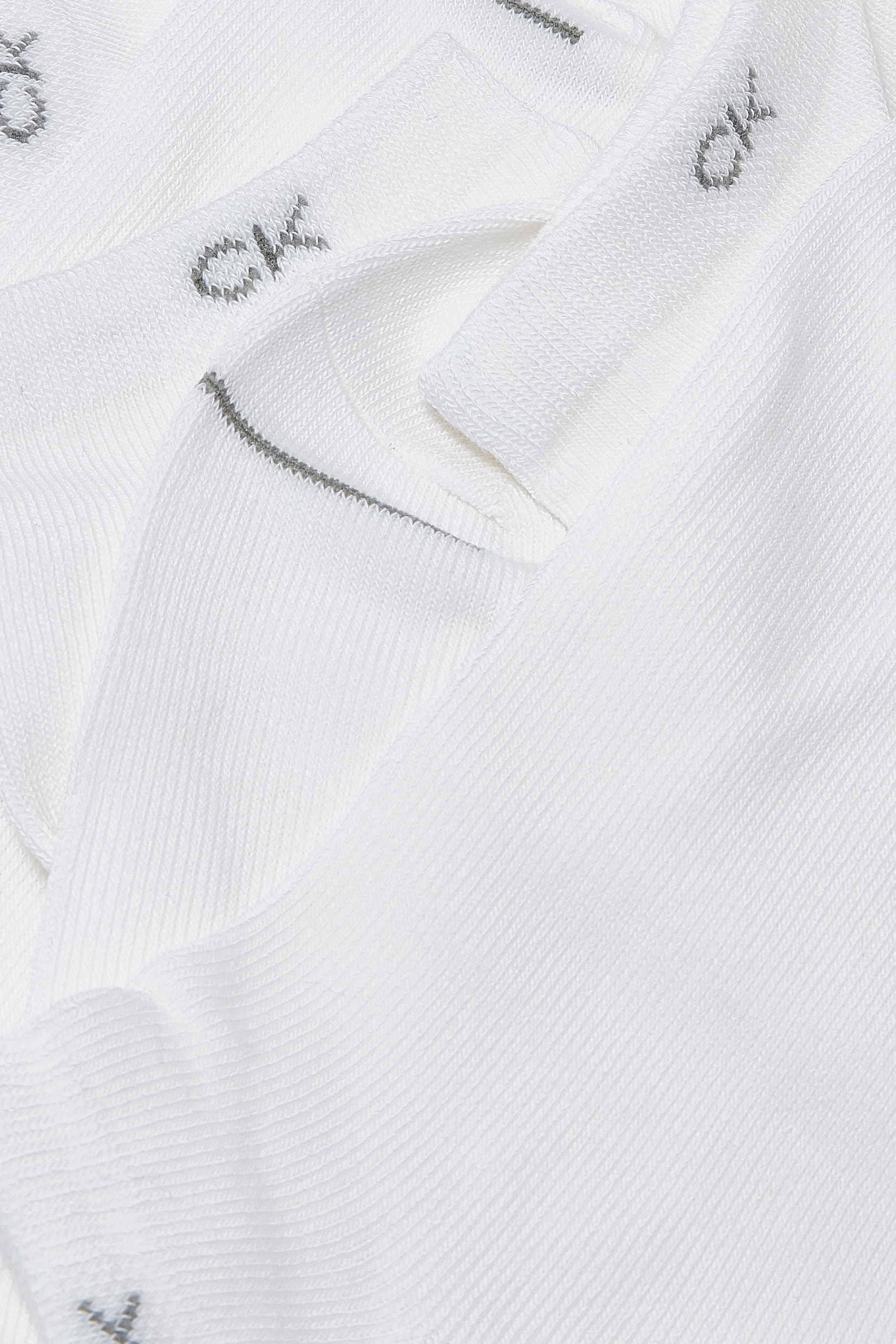 Combed Cotton Trainer Socks, Set of Three