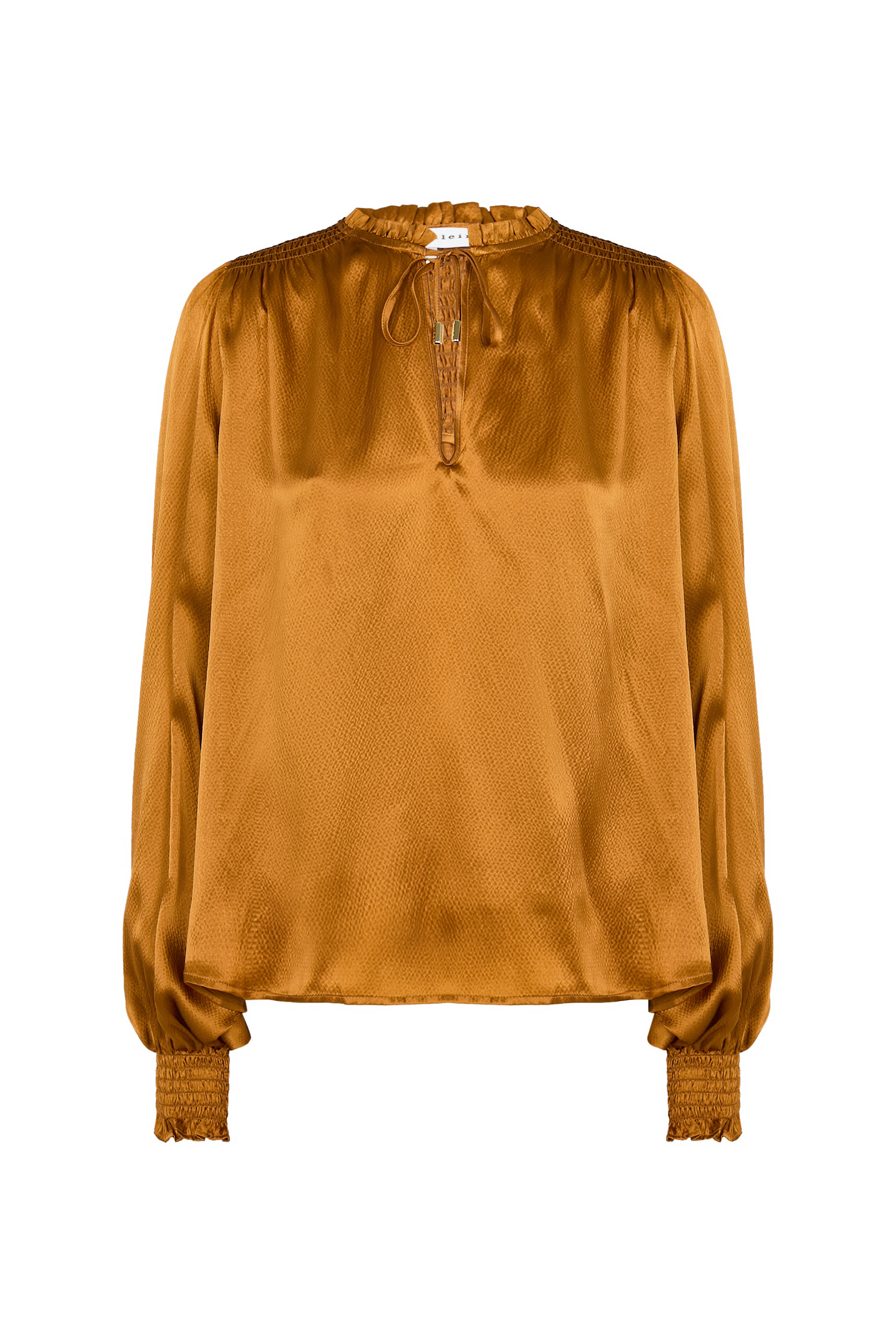 Atrani Smocked Shoulder Blouse