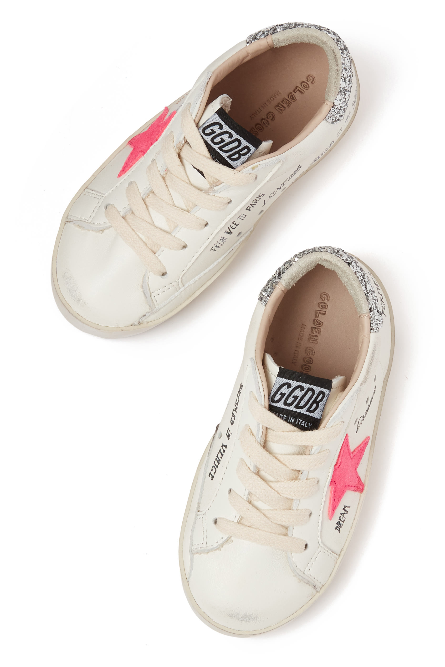 Kids Super Star Leather Sneakers