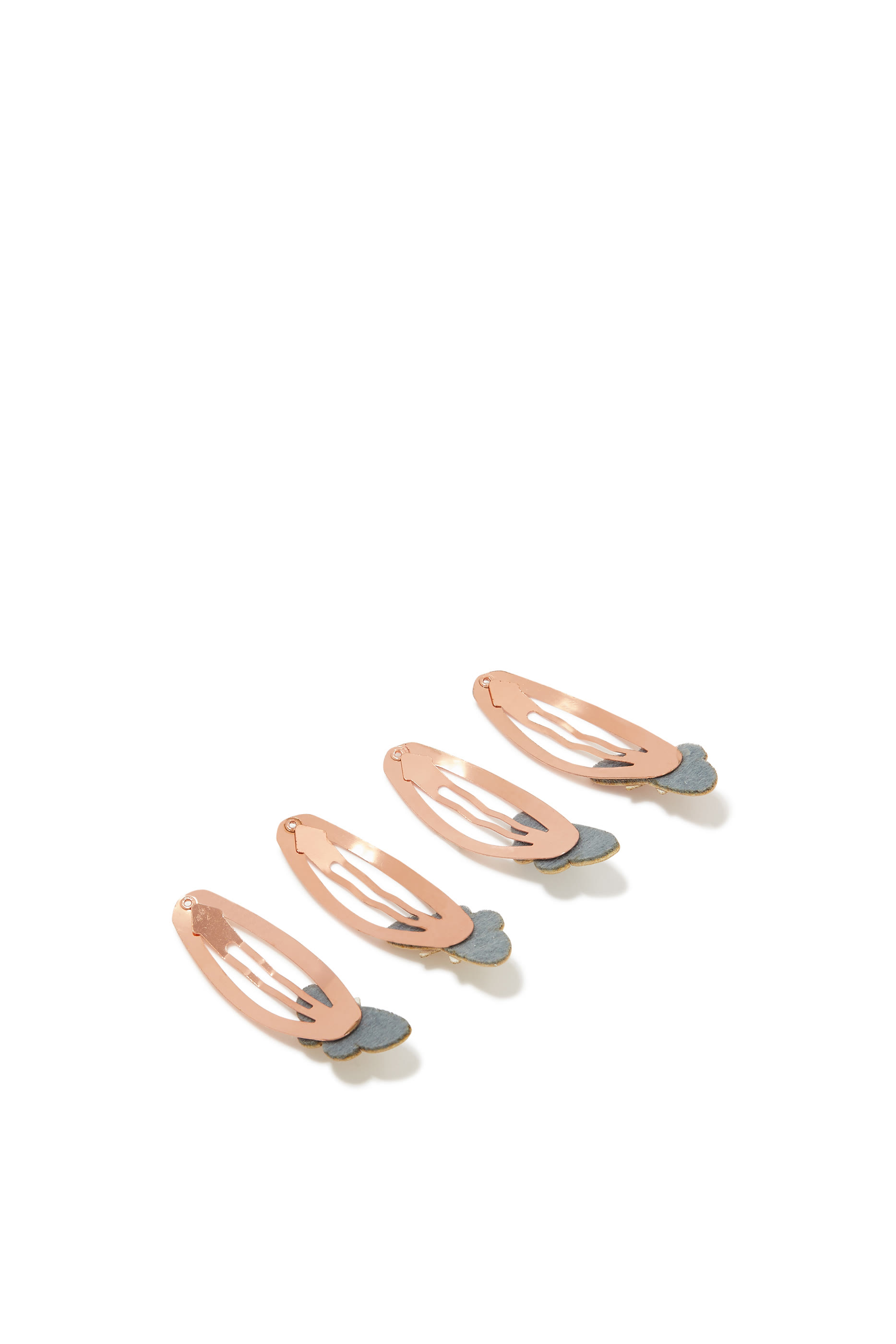 Kids Mystical Moth Mini Clic Clac Clips, Set of 4