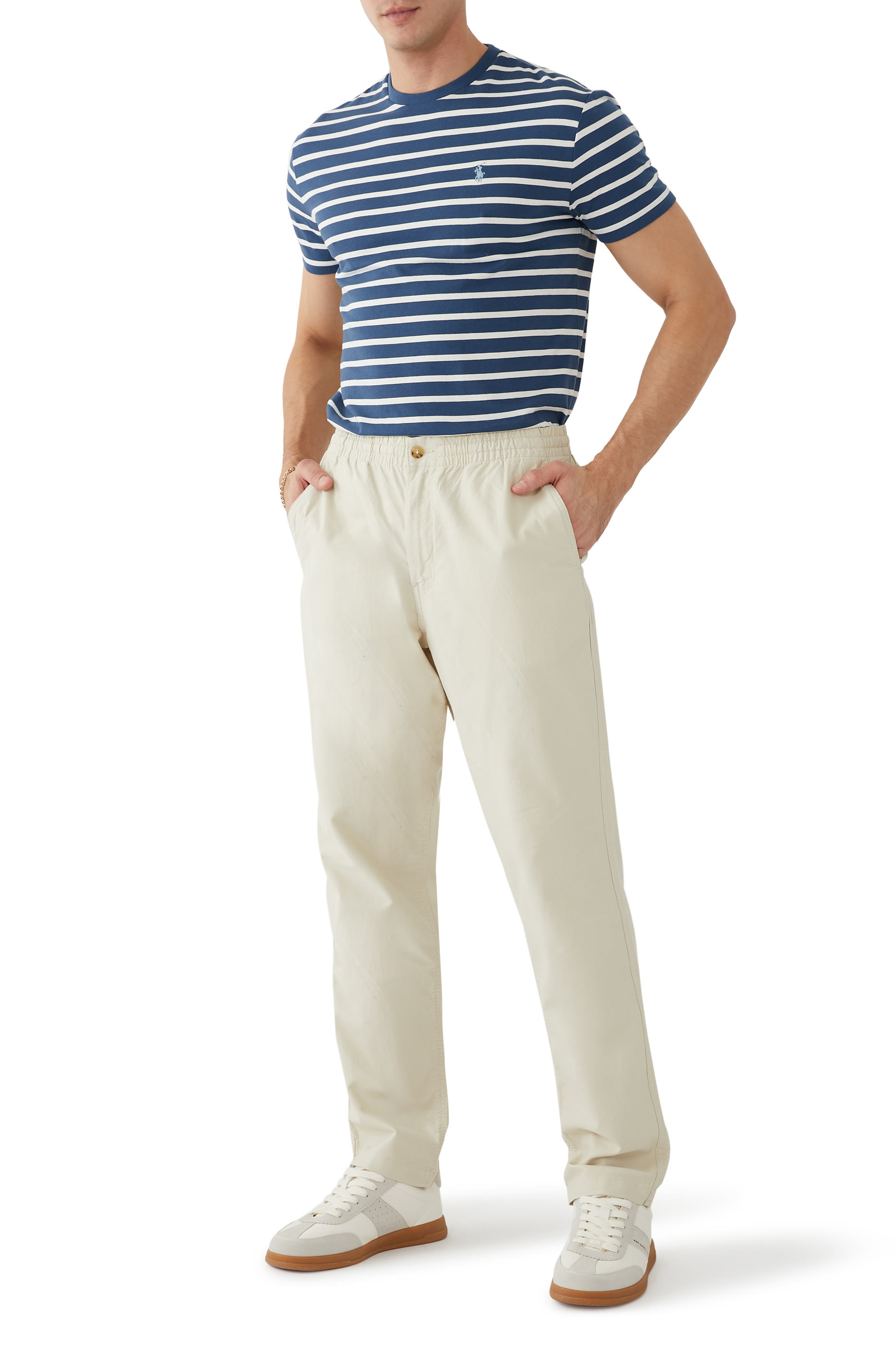 Cotton Tapered Trousers