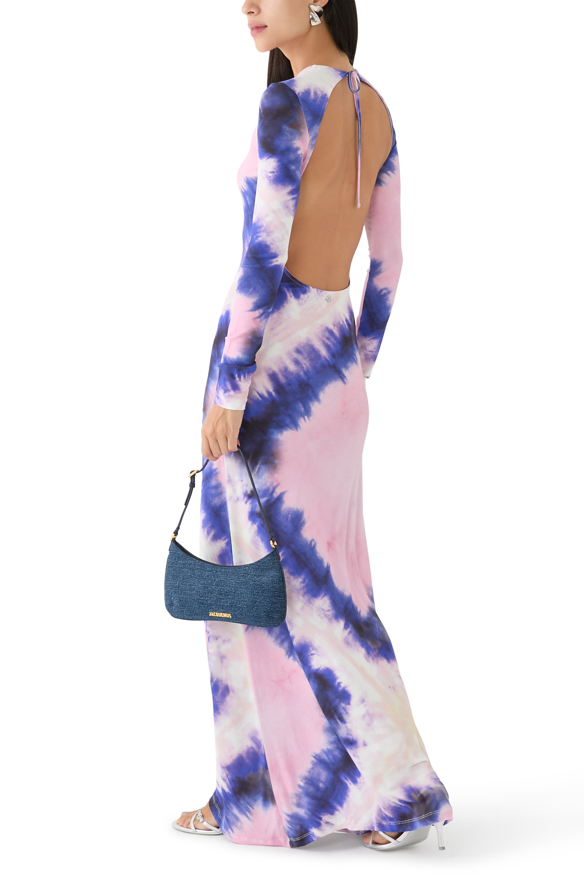 Tie-Dye Backless Maxi