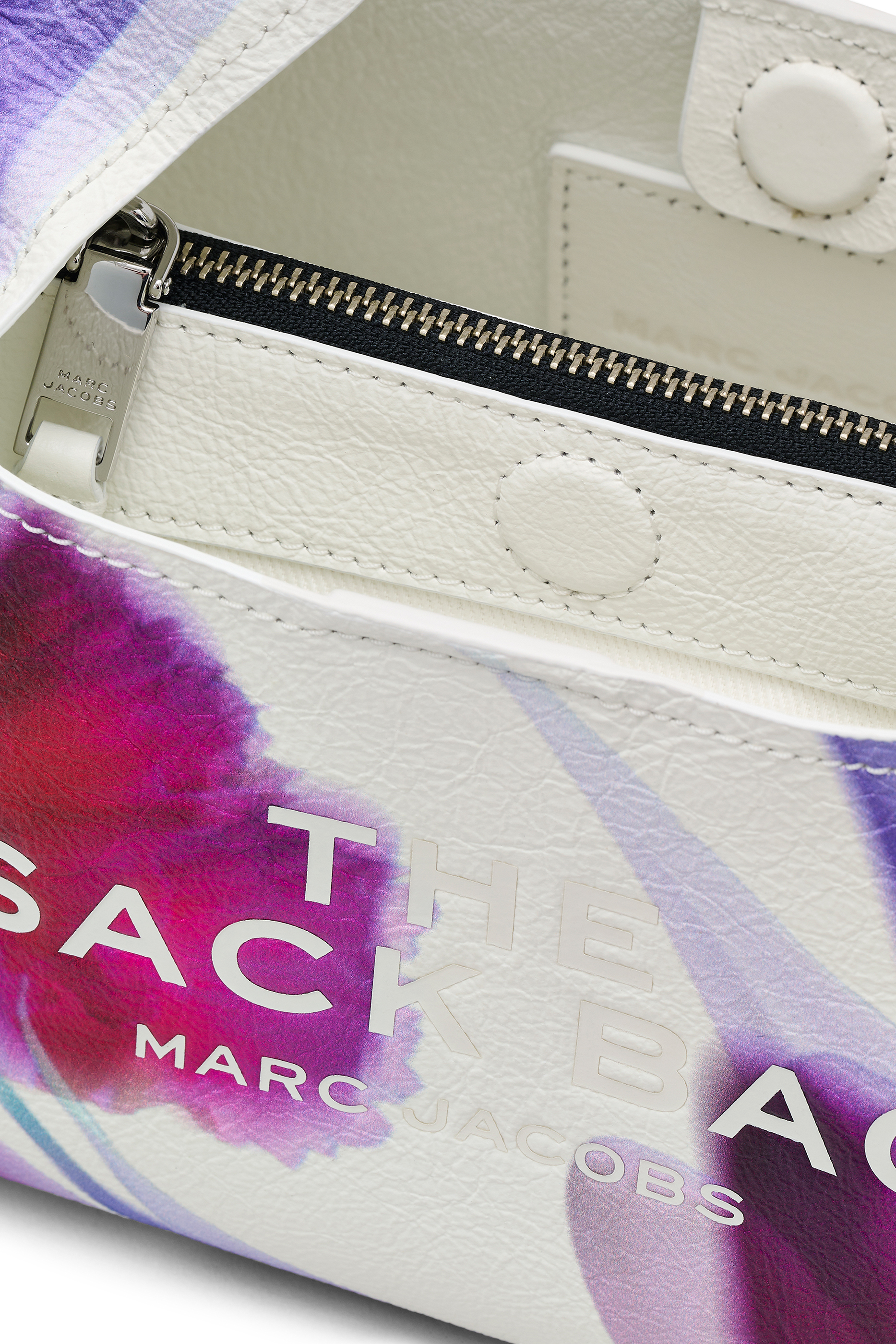 The Future Floral Leather Mini Sack Bag