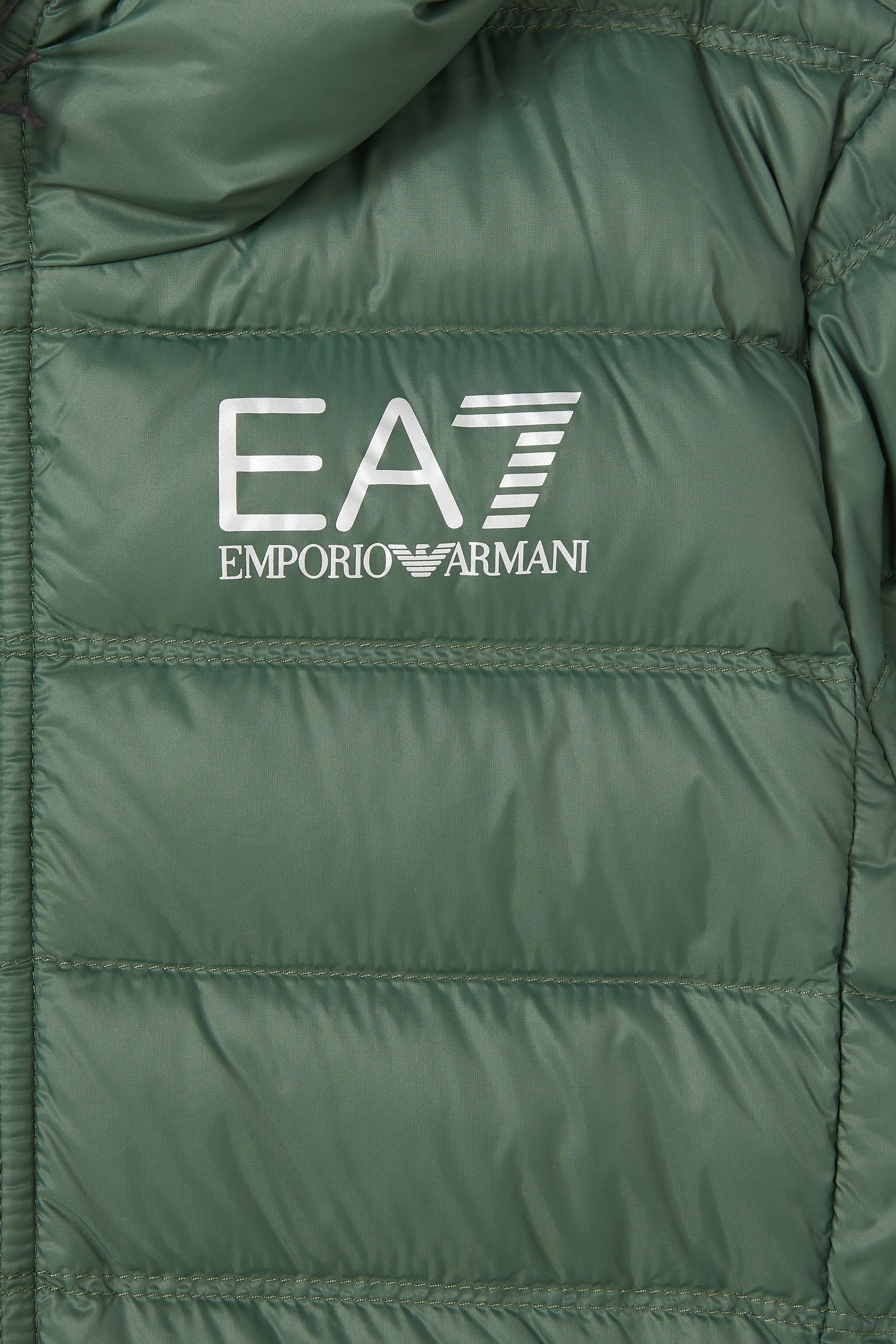 Kids EA7 Logo Hooded Jacket