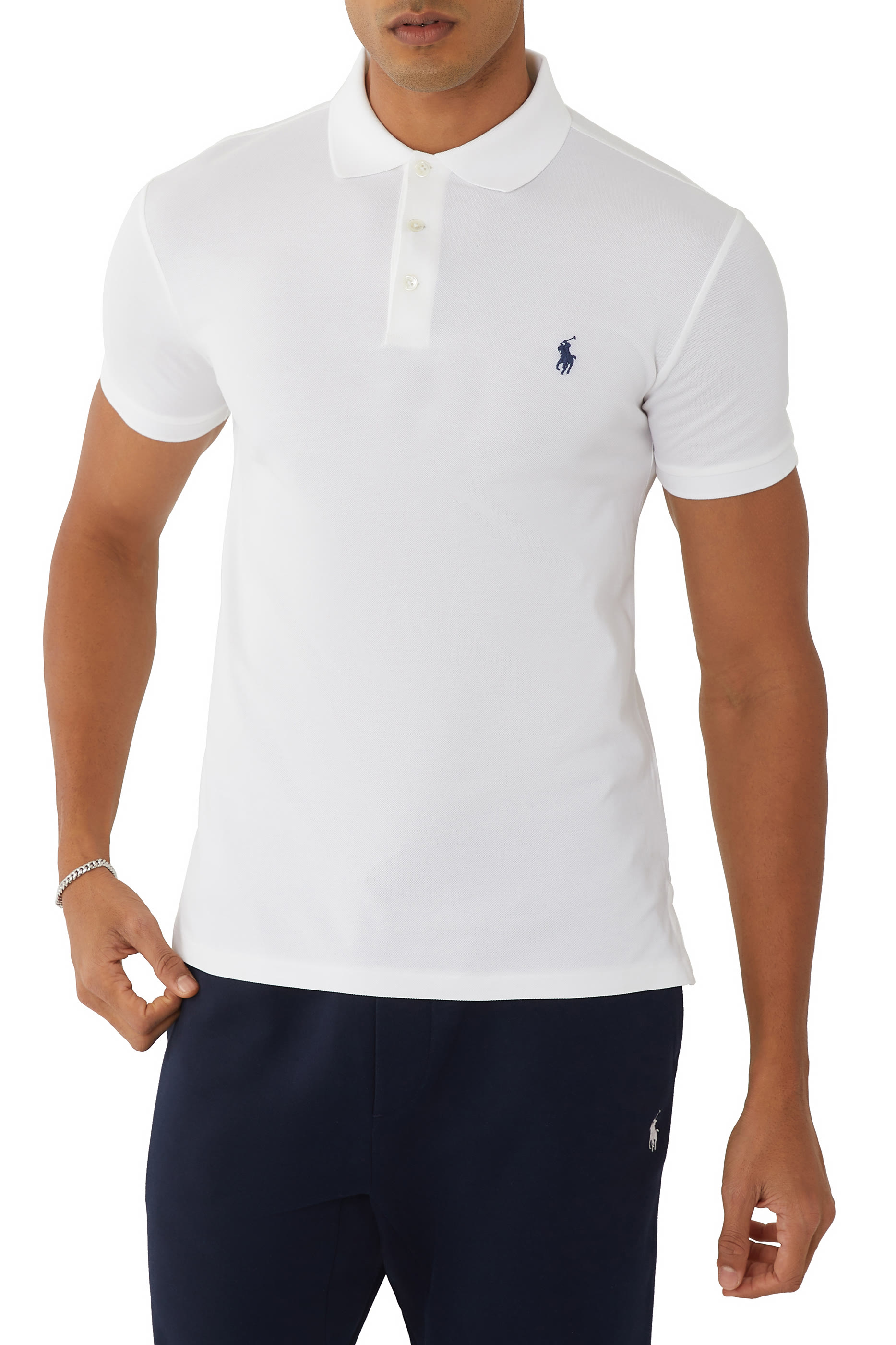 Logo Embroidered Polo Shirt