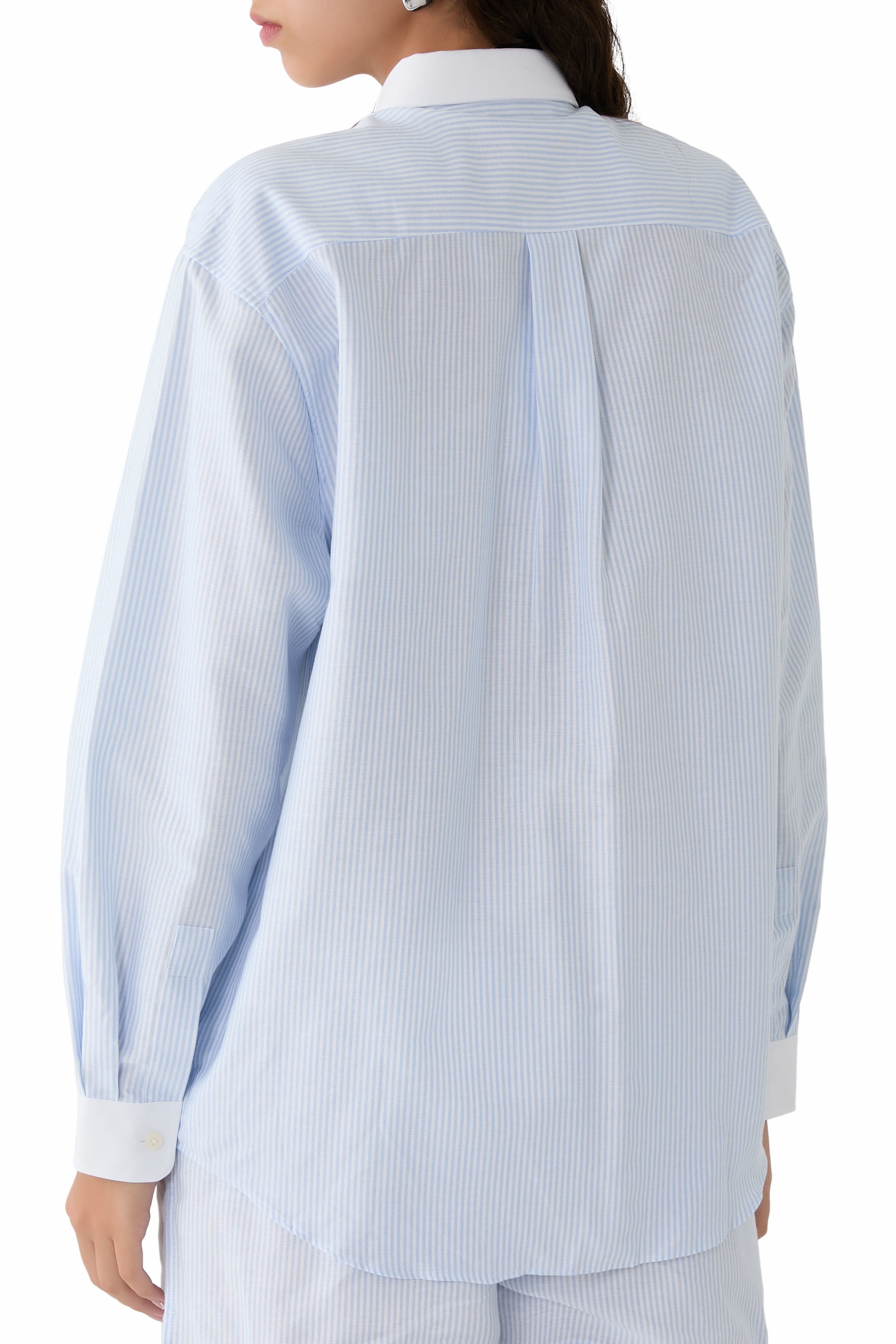 H&W Crest Oversized Oxford Shirt