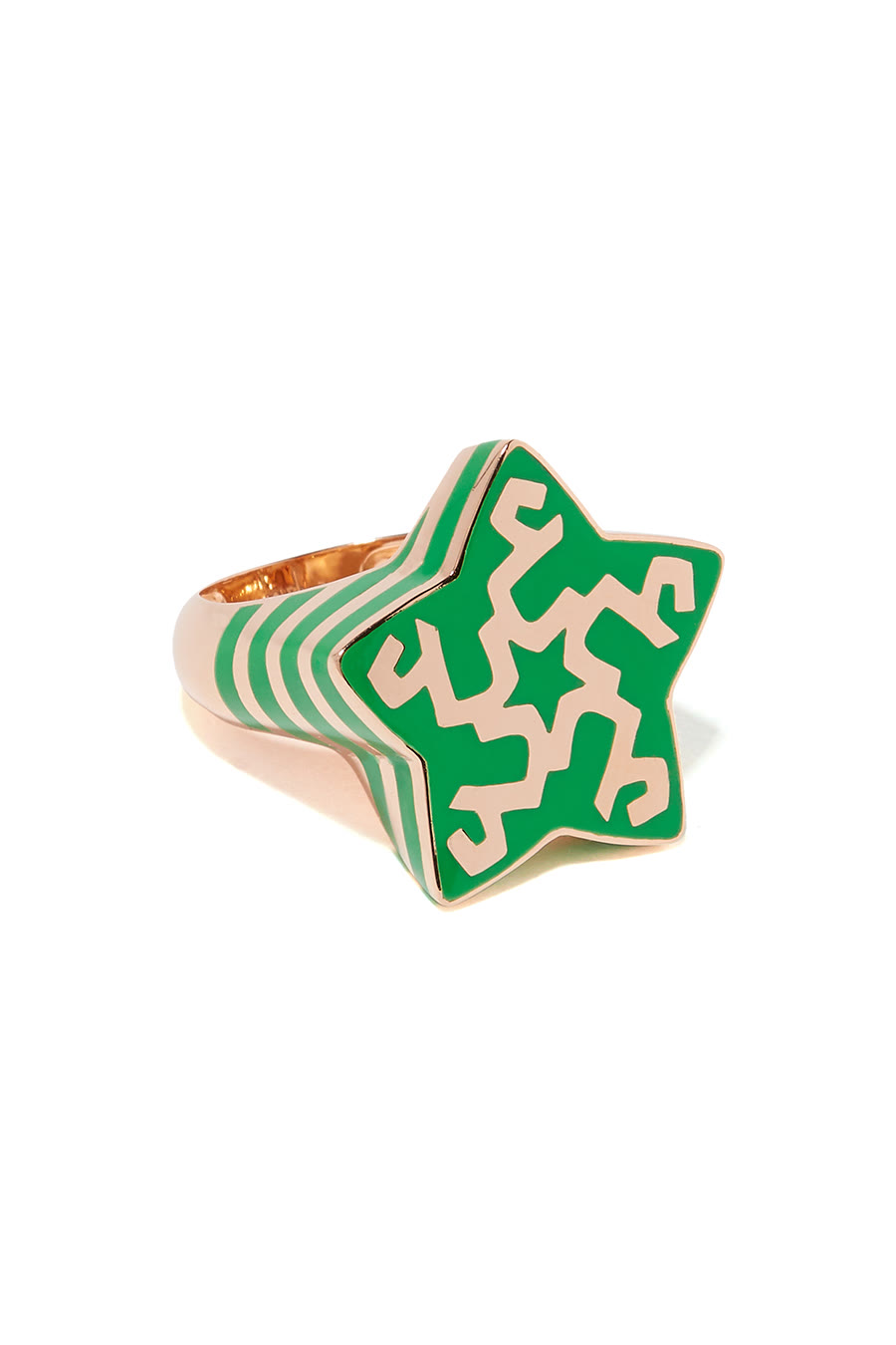 Letter Ein Star Ring