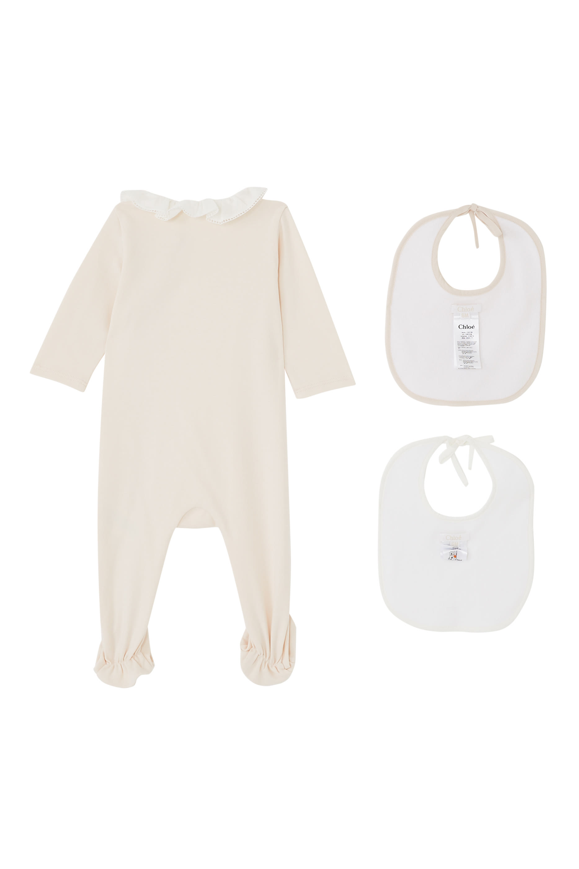 Kids Lace Onesie & Bib, Set of 3