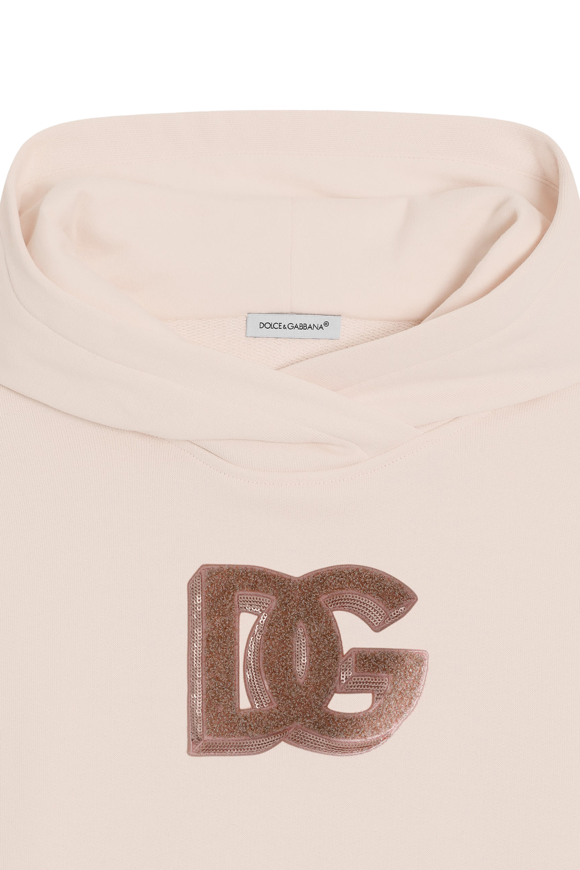 Kids DG Sequin Patch Fleece Hoodie