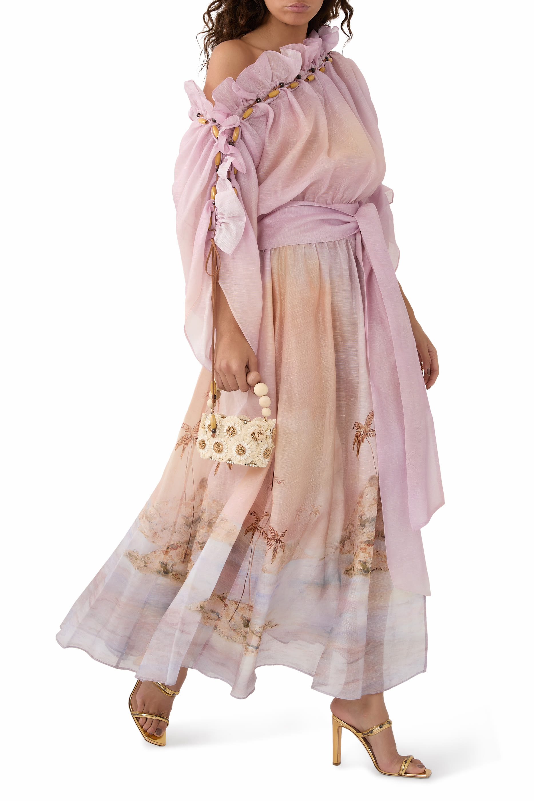 Dawning Ruffle Maxi Dress