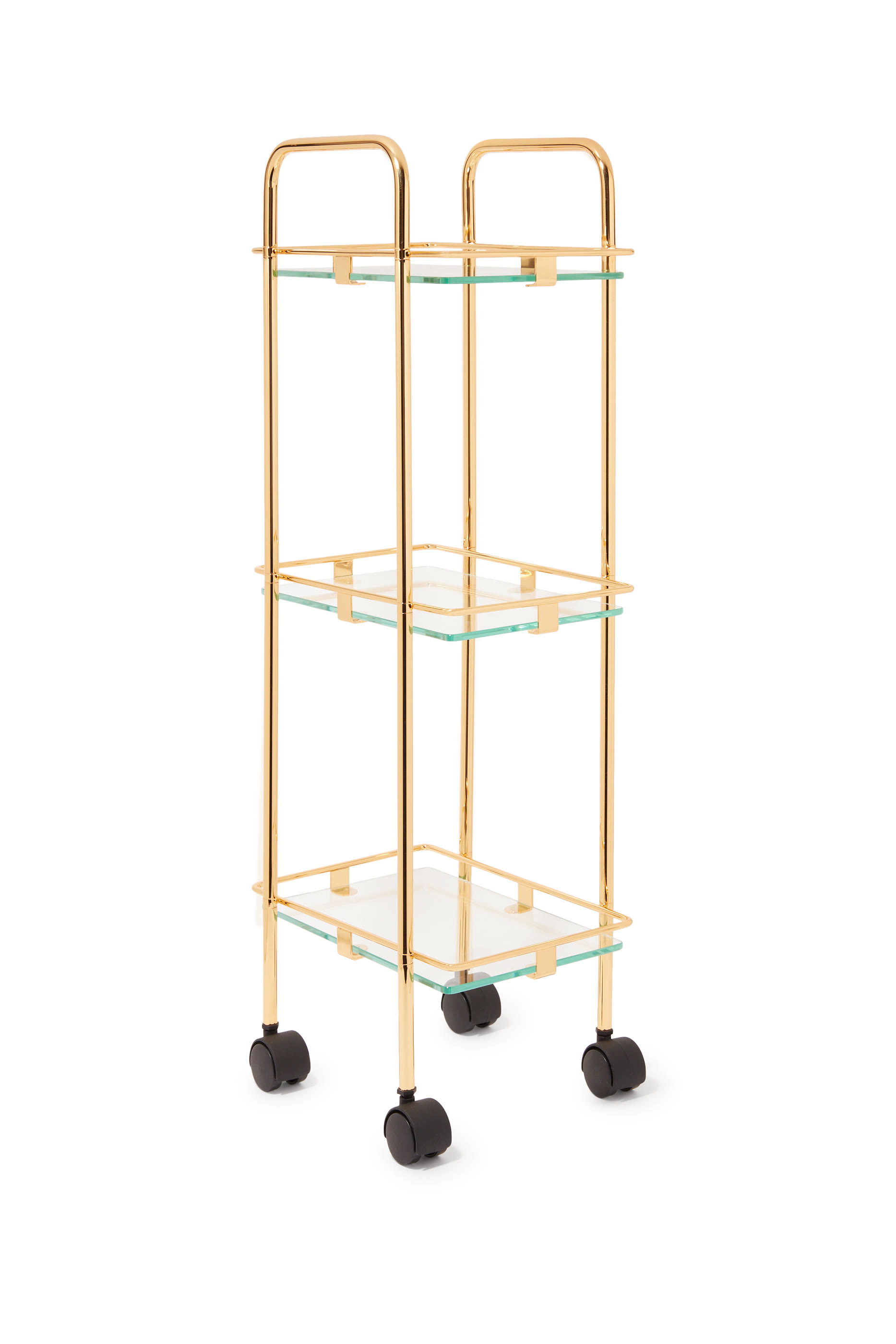 Square Gold-Plated Trolley