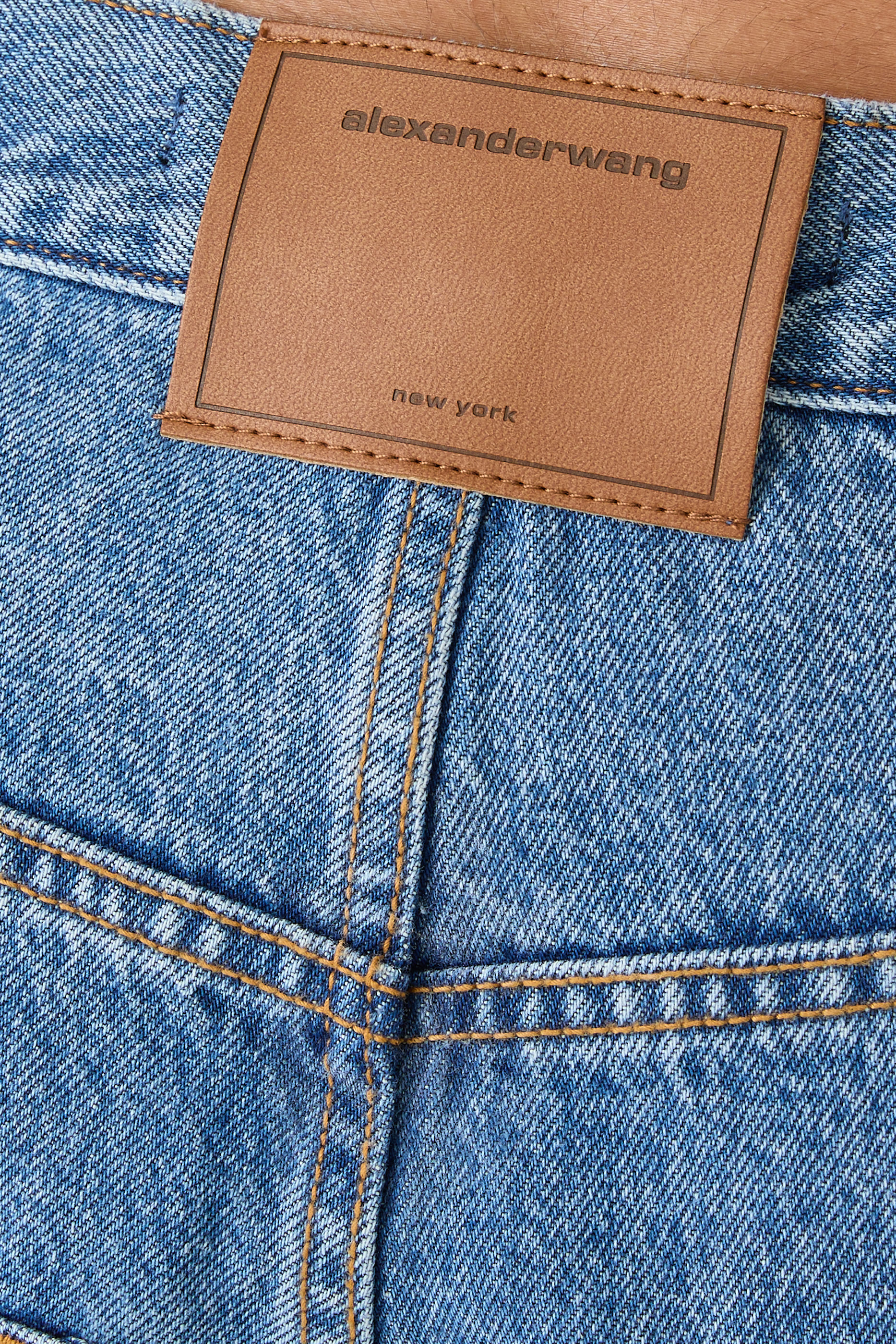 Surge Coated Wide-Leg Jeans