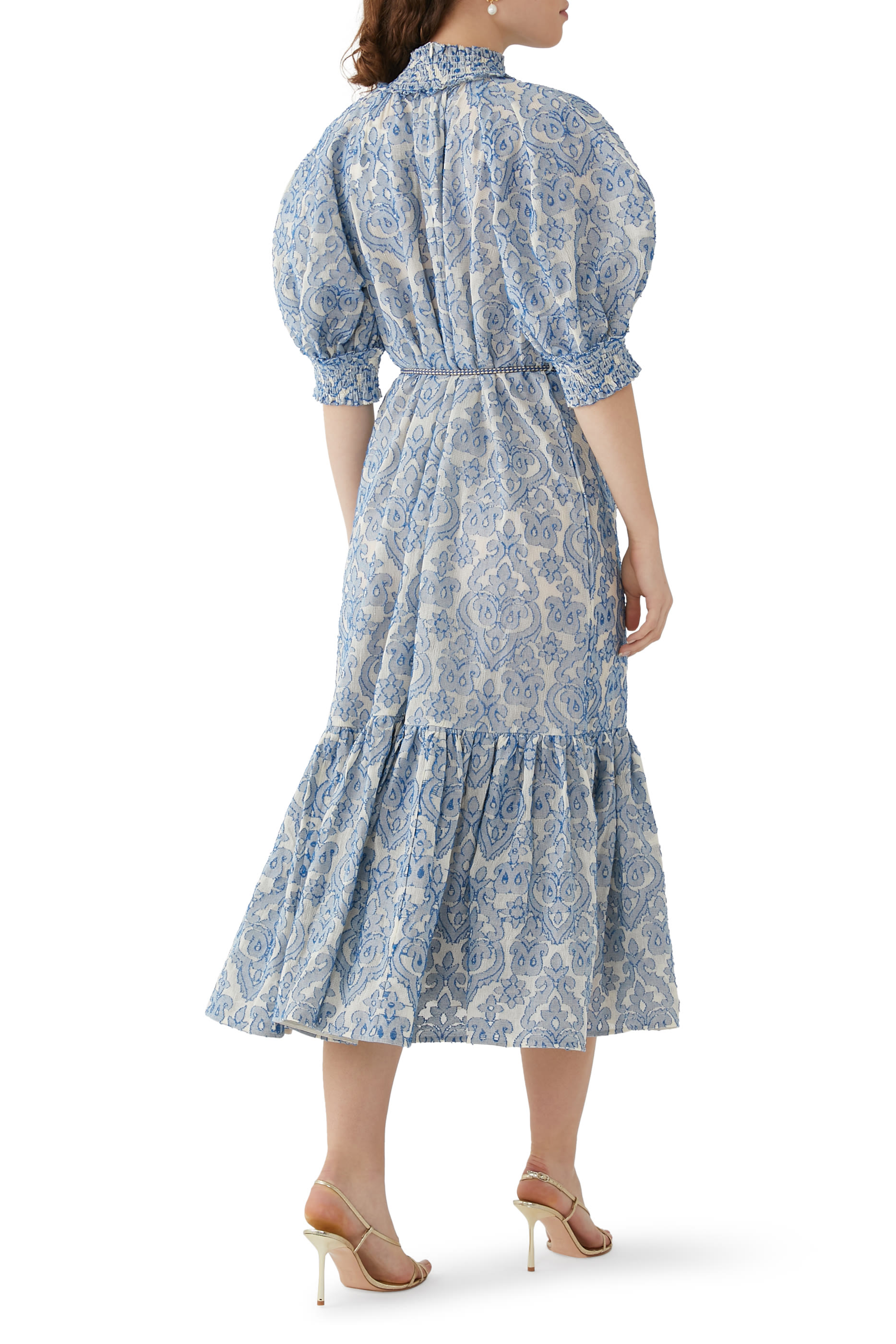 Wylie Lantern Midi Dress