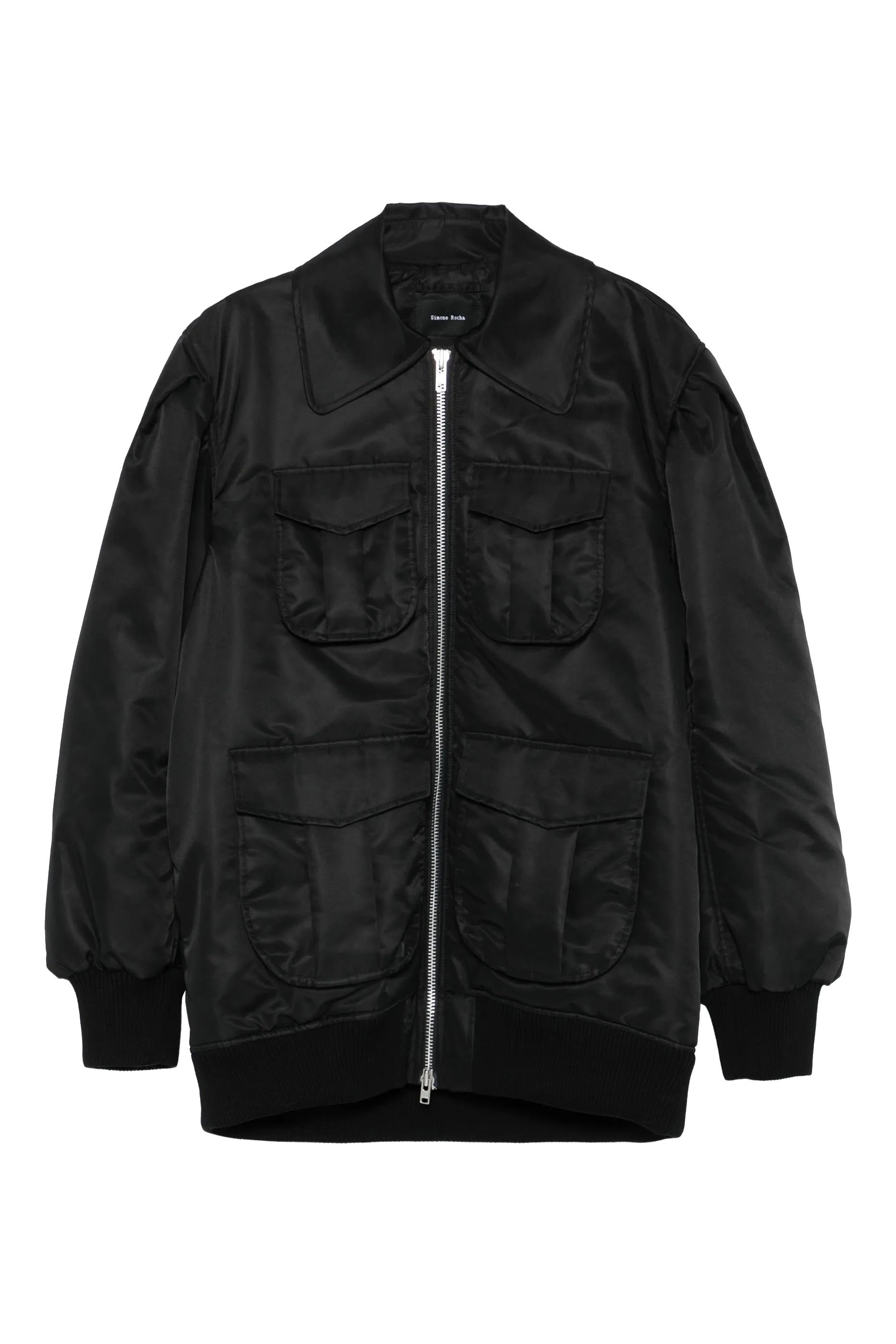 Multi-Pocket Bomber Jacket