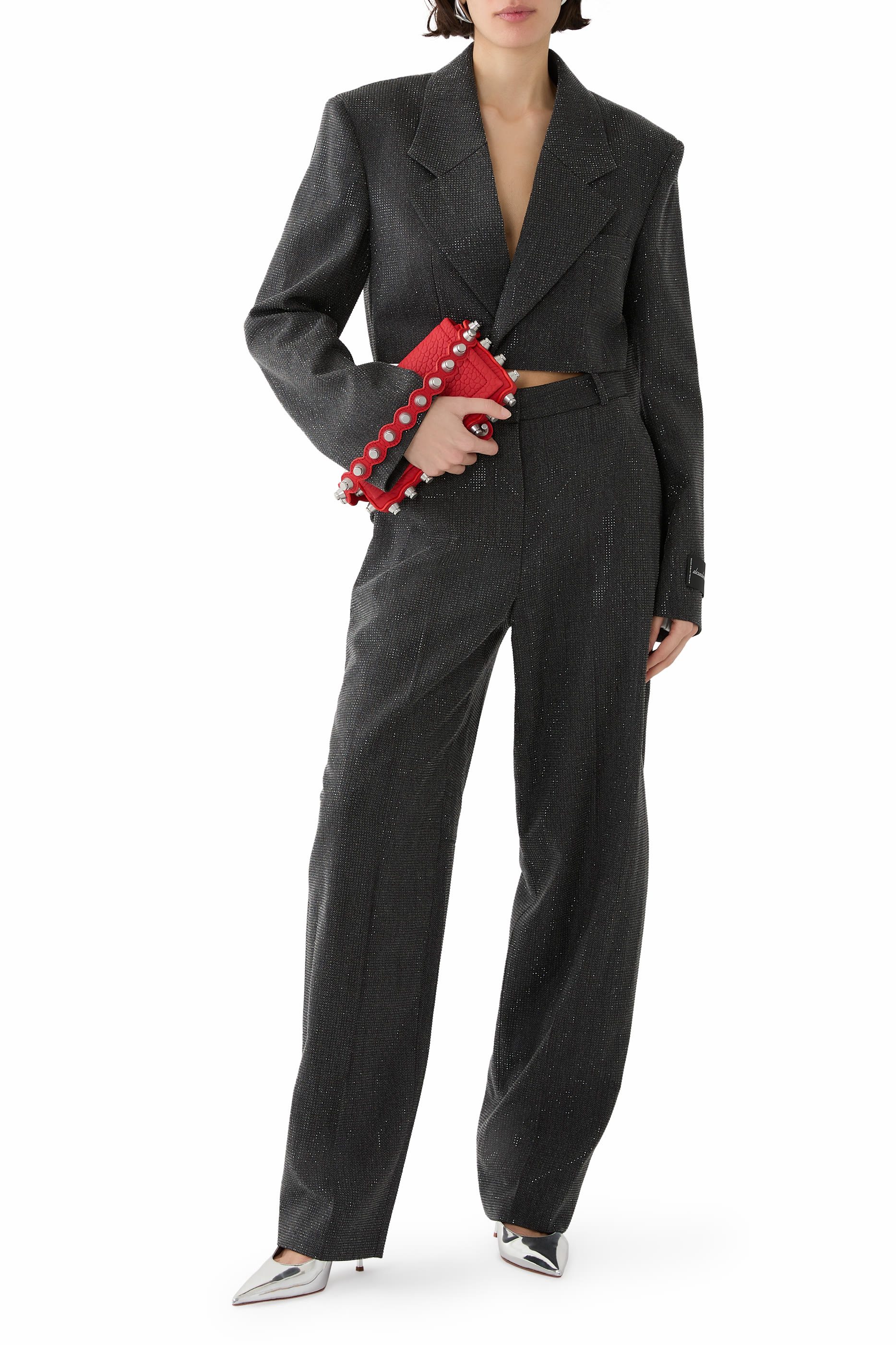 Clear Bead Hotfix Trousers