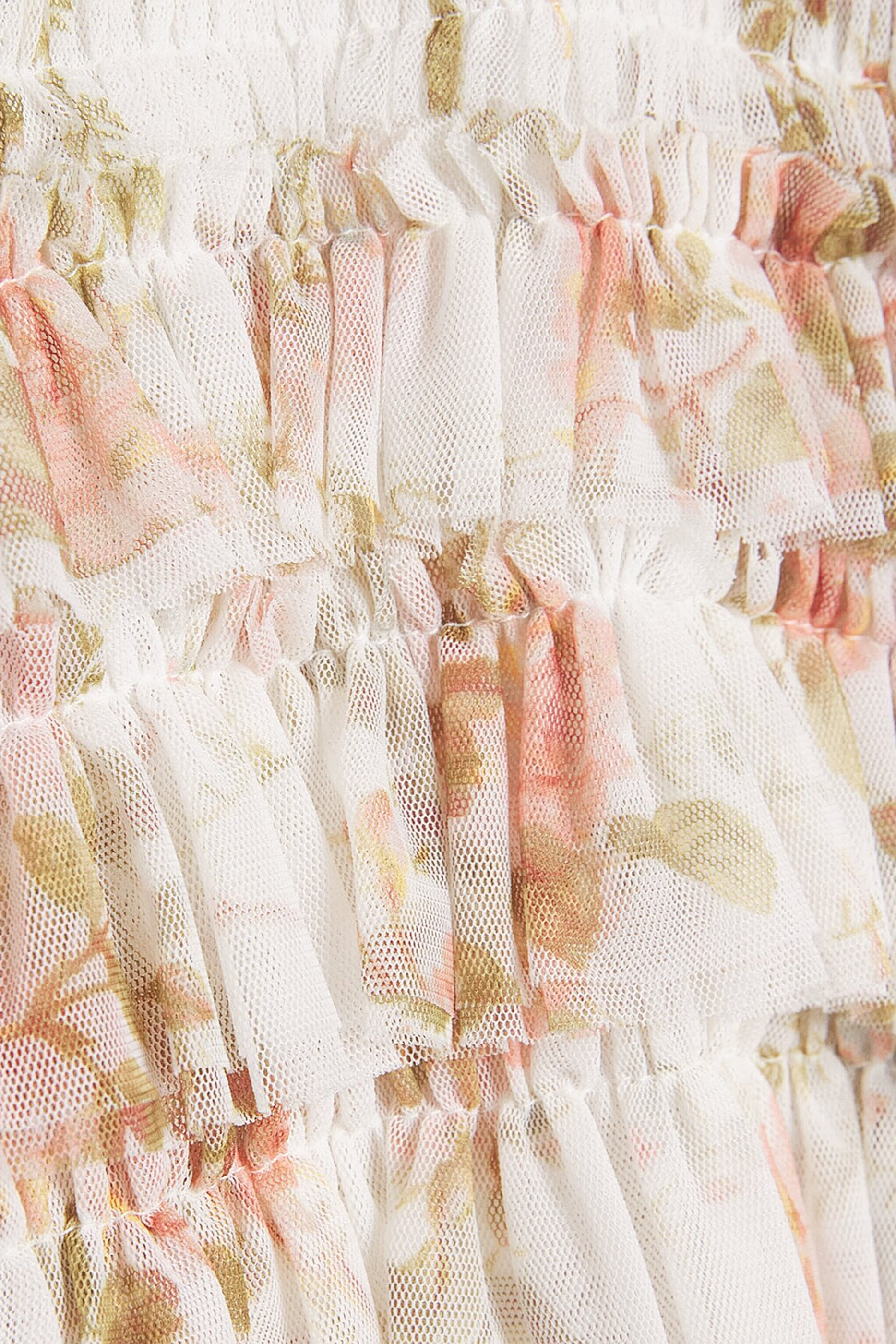 Kids Summer Rose Valentine Ruffle Dress 