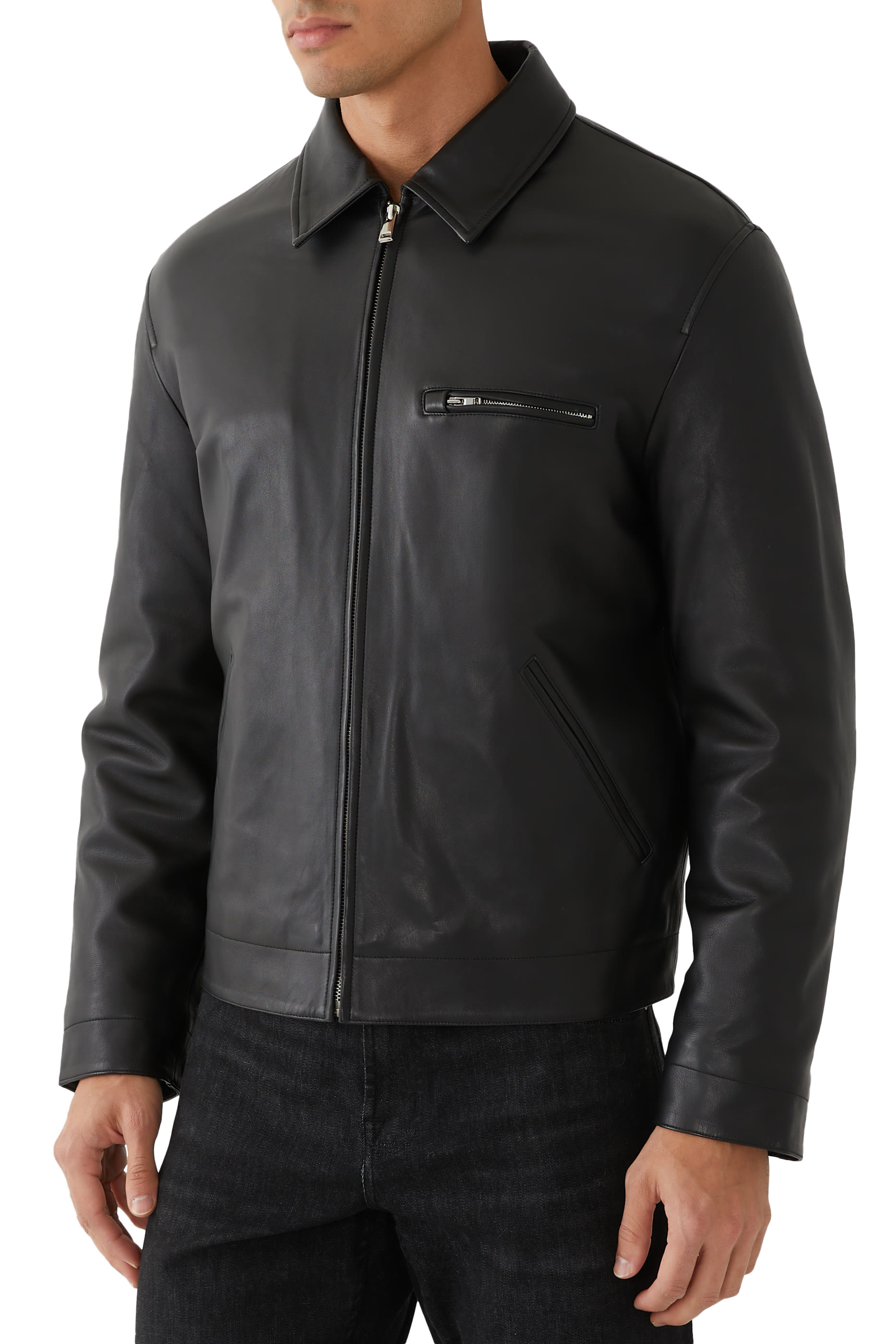 Leather Workwear Jacket