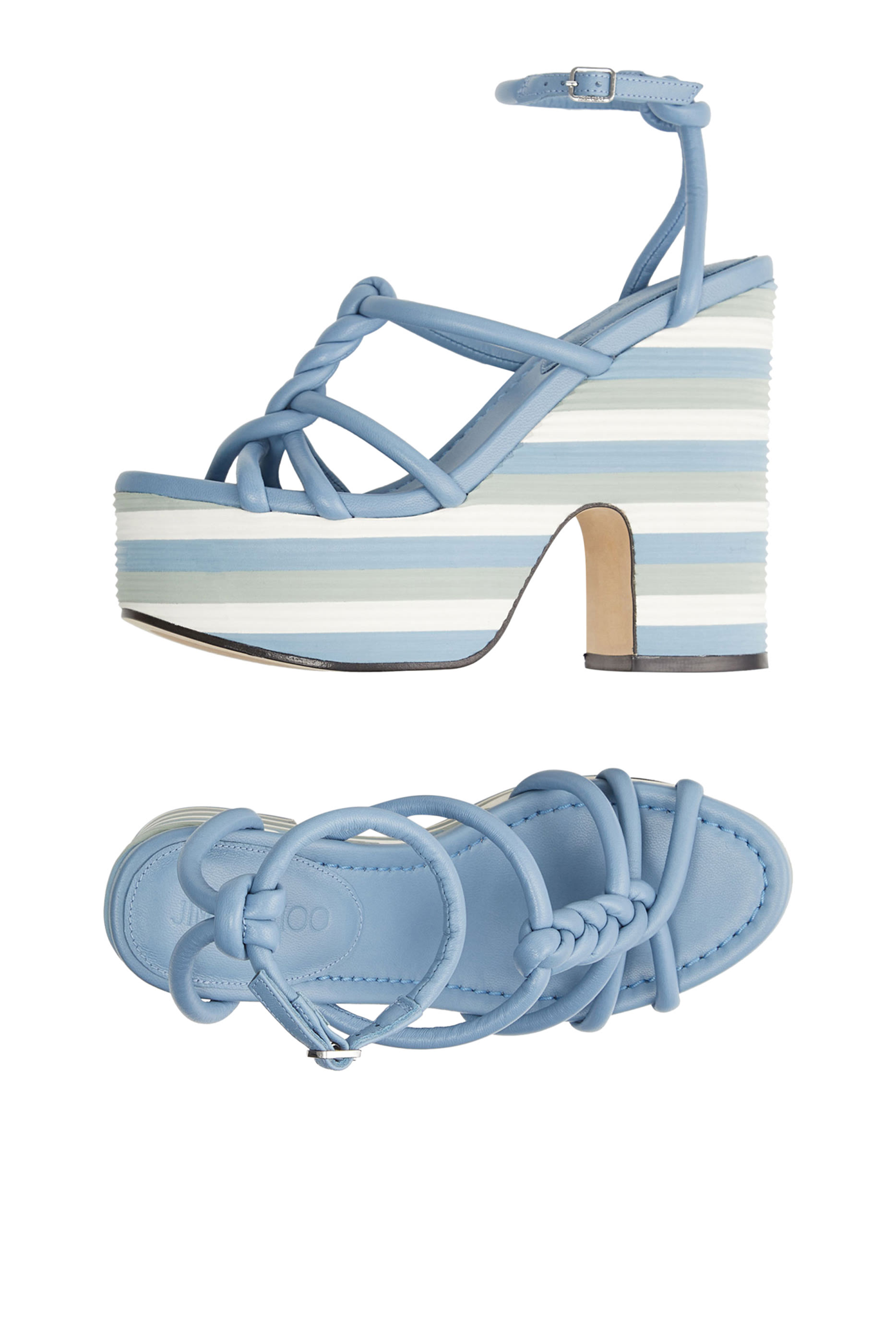 Clare 130 Leather Wedge Sandals