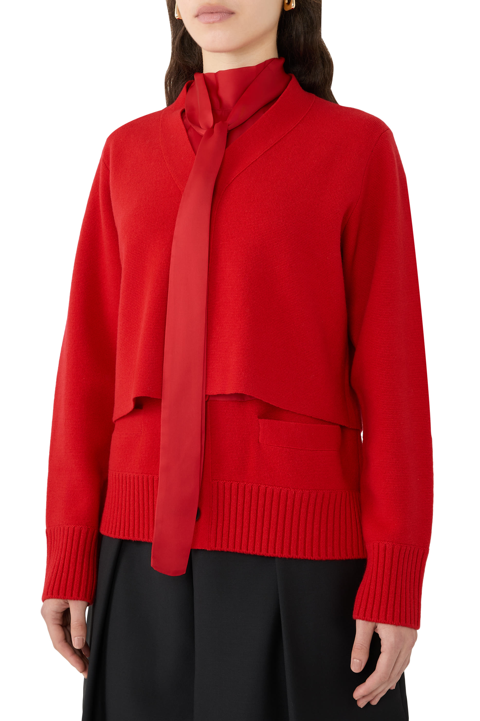  Wool Knit Cardigan 