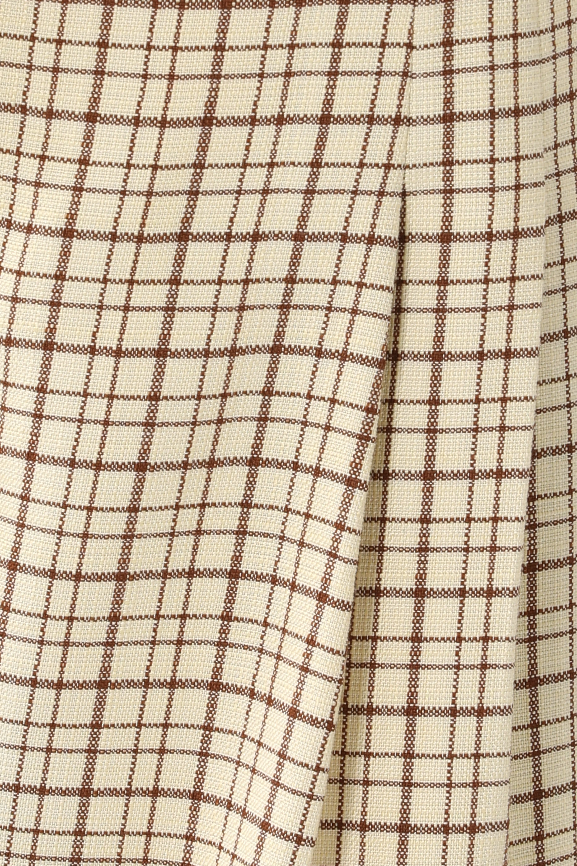  Pleat Check Shorts