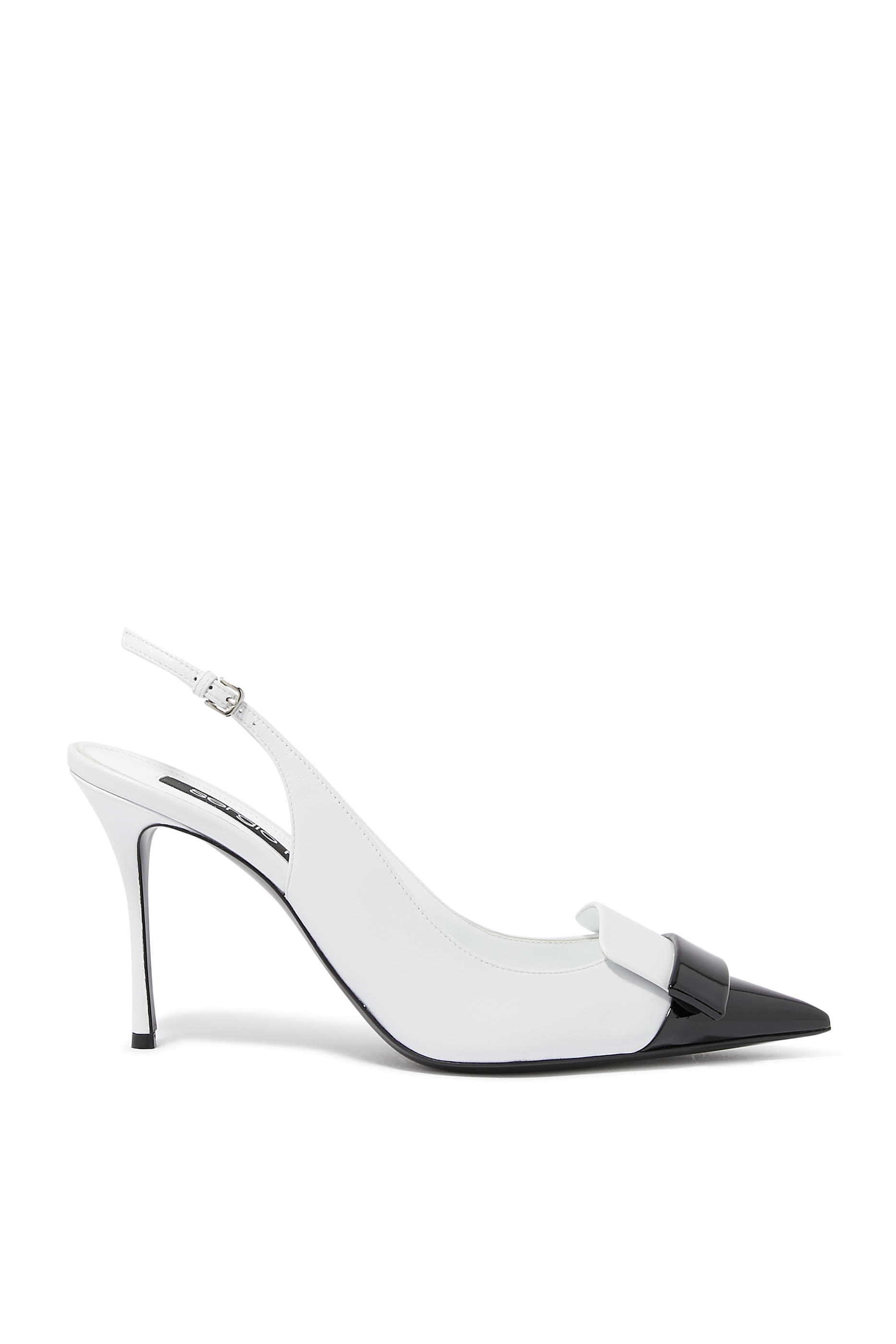 SR1 90 Leather Slingback Pumps