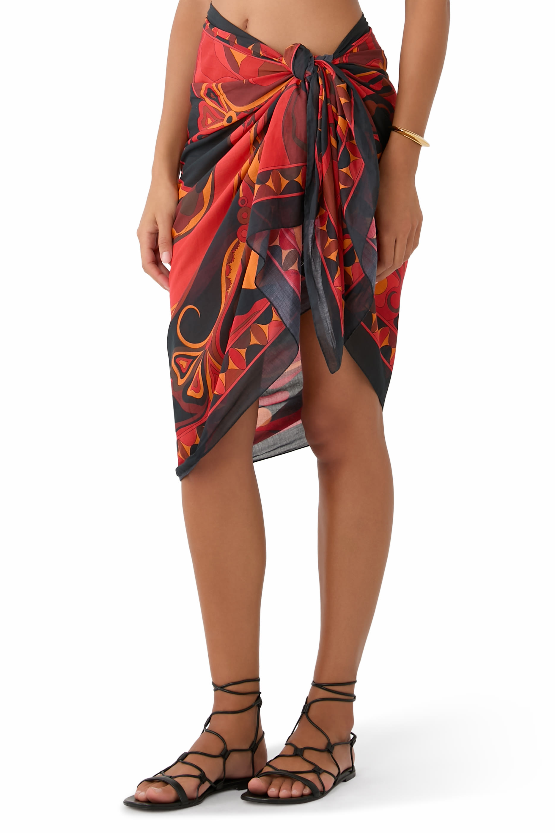 Orchidee Print Sarong